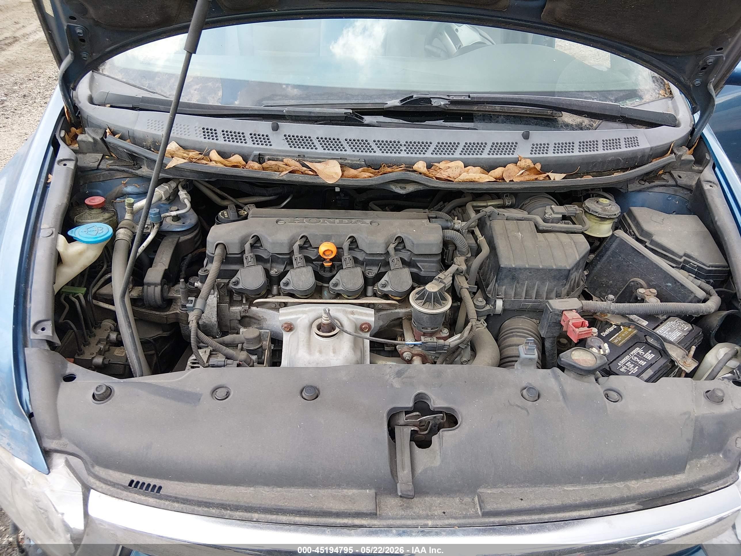 2006 Honda Civic Ex Синий vin: 1HGFA16816L066592