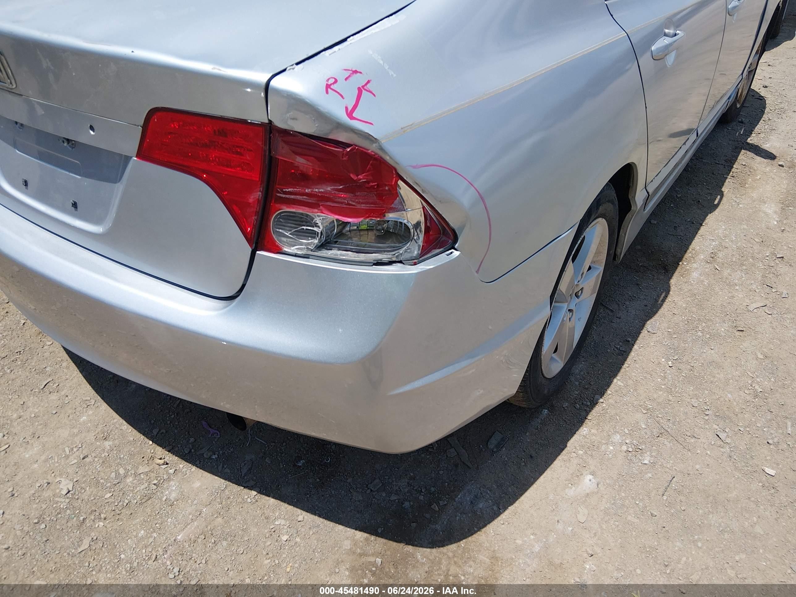 2006 Honda Civic Ex Silver vin: 1HGFA16816L072425