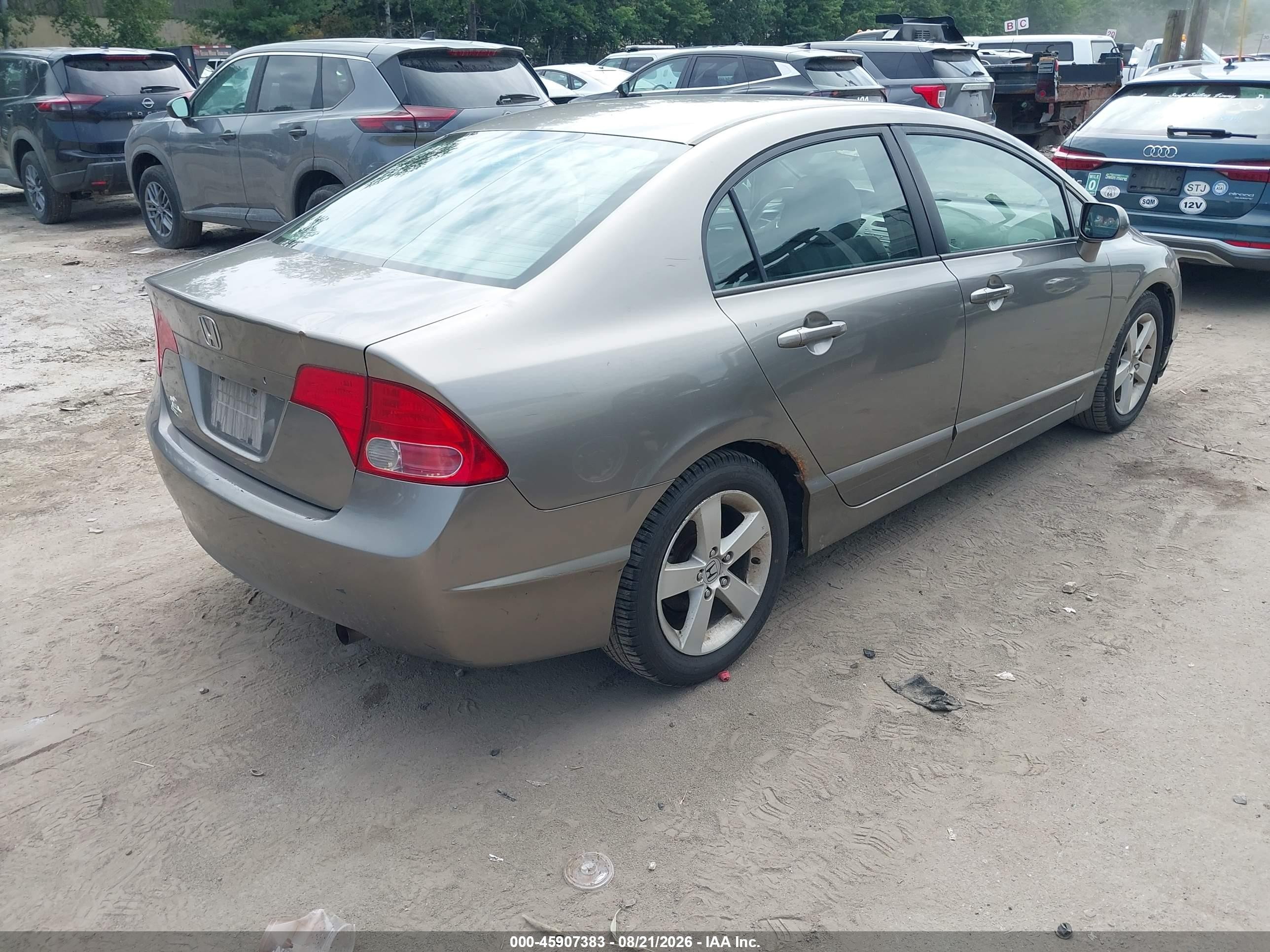 2006 Honda Civic Ex Серый vin: 1HGFA16816L076359