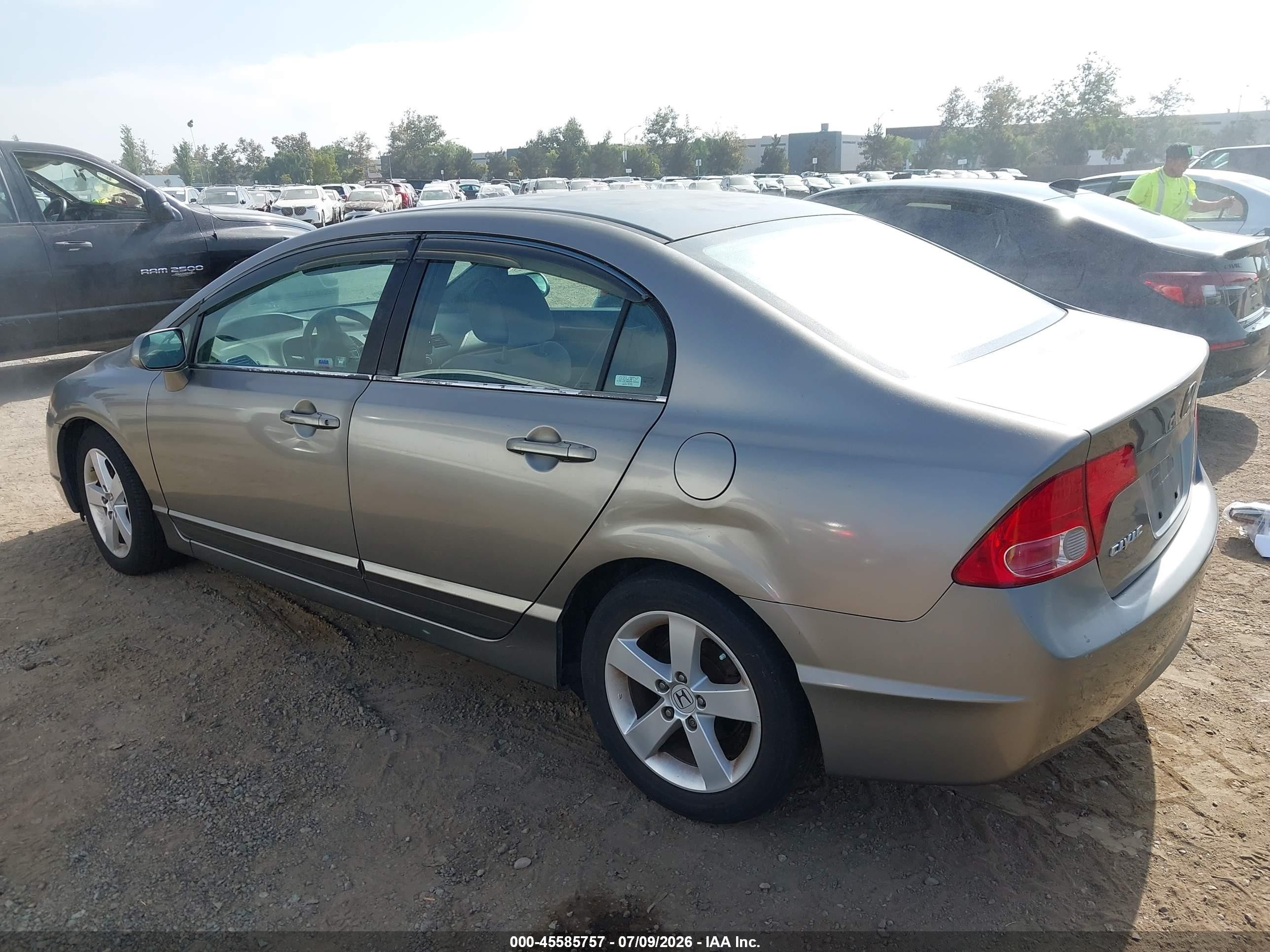 2006 Honda Civic Ex Gray vin: 1HGFA16816L091637