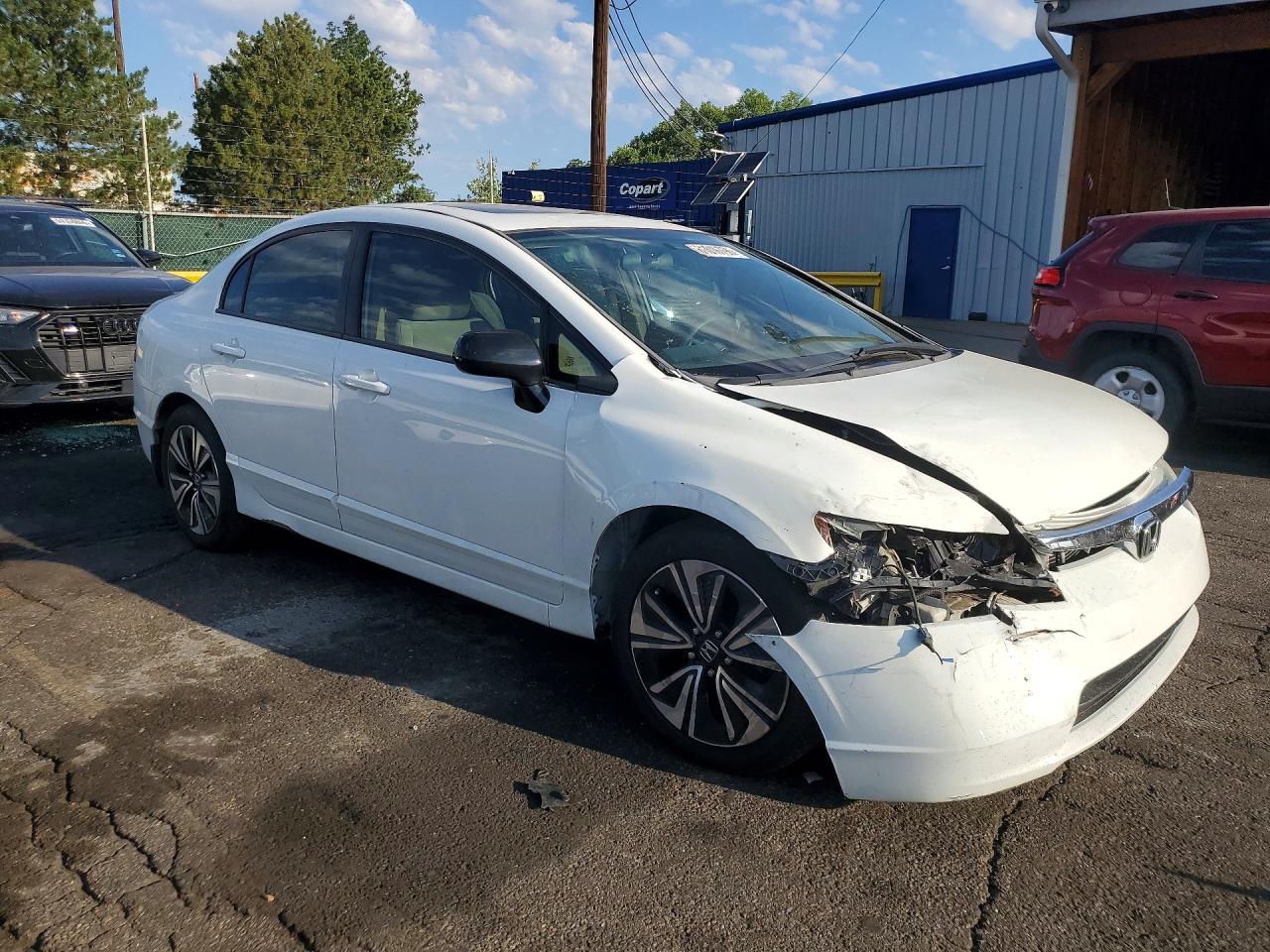 2006 Honda Civic Ex Белый vin: 1HGFA16816L111479
