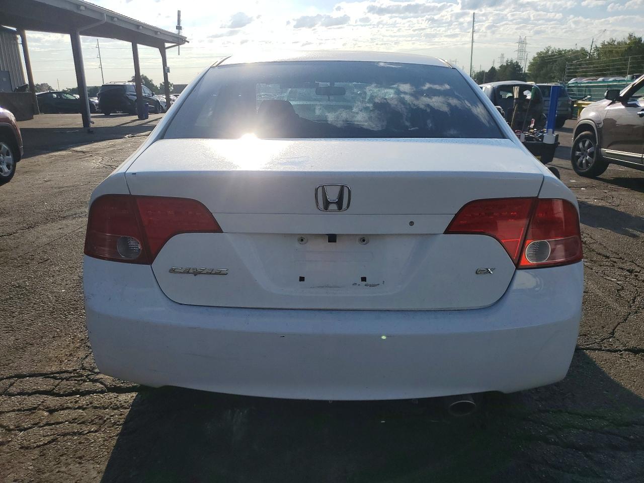 2006 Honda Civic Ex Белый vin: 1HGFA16816L111479