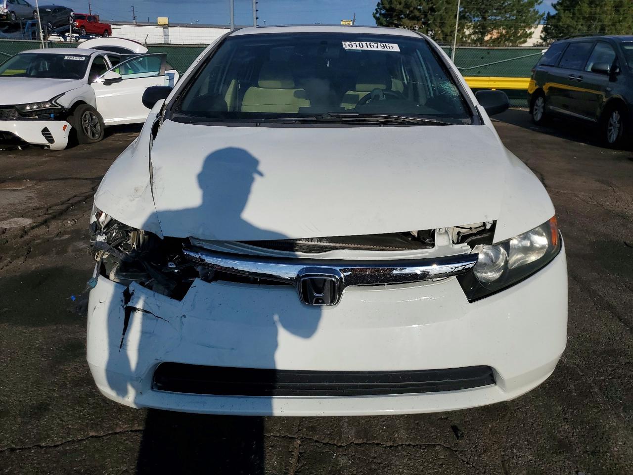 2006 Honda Civic Ex Белый vin: 1HGFA16816L111479