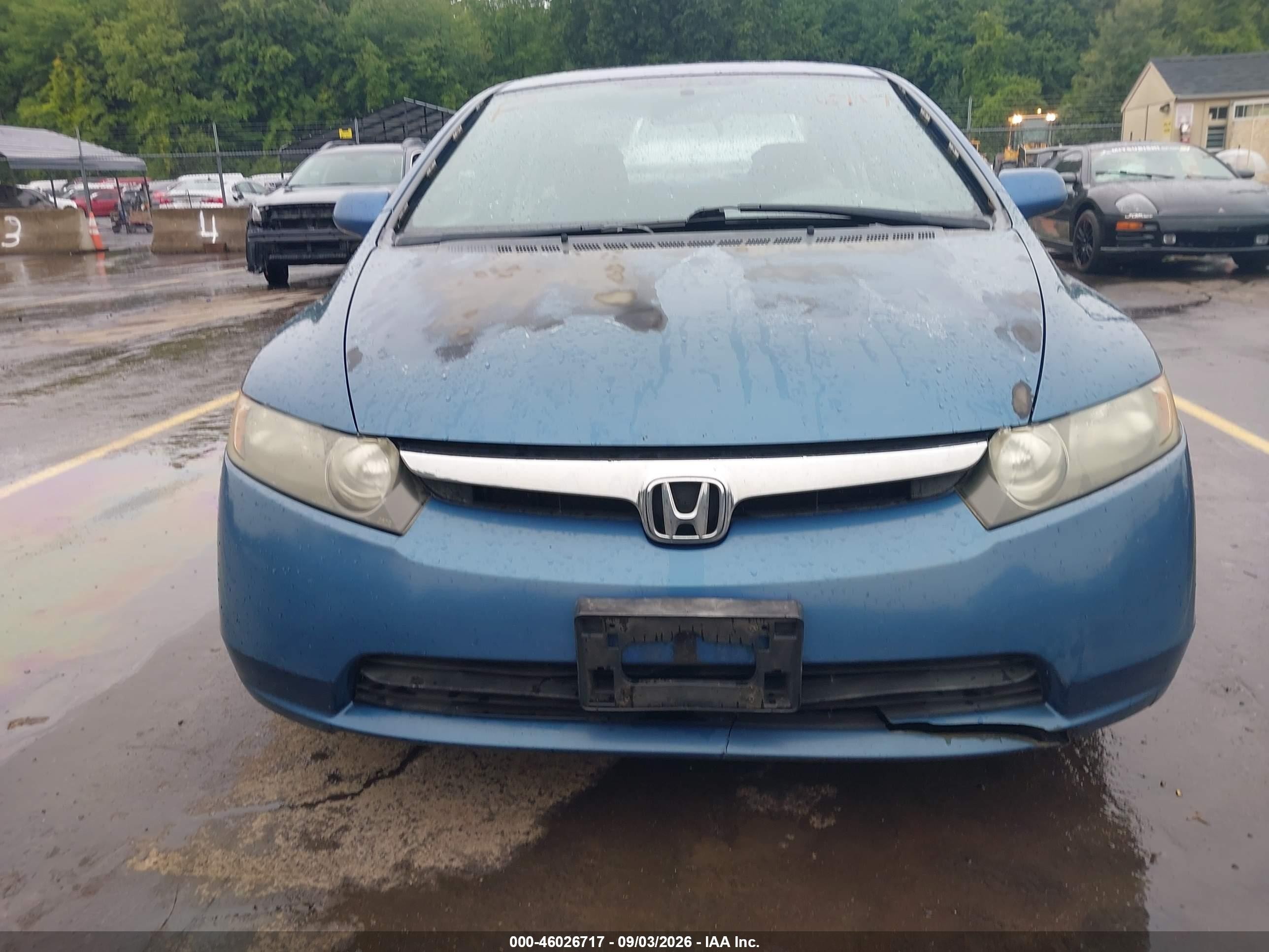 2006 Honda Civic Ex Blue vin: 1HGFA16816L112700