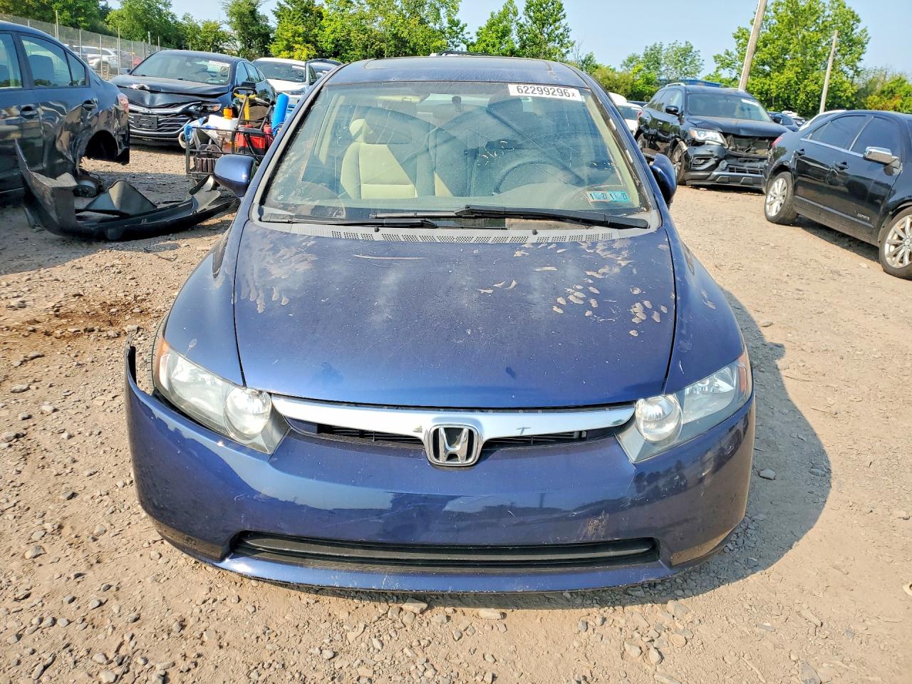 2006 Honda Civic Ex Blue vin: 1HGFA16816L113409