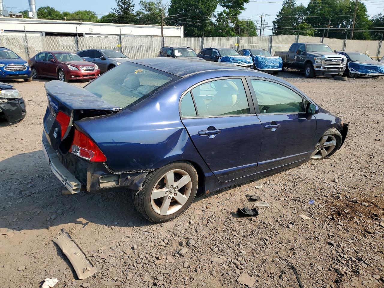2006 Honda Civic Ex Blue vin: 1HGFA16816L113409