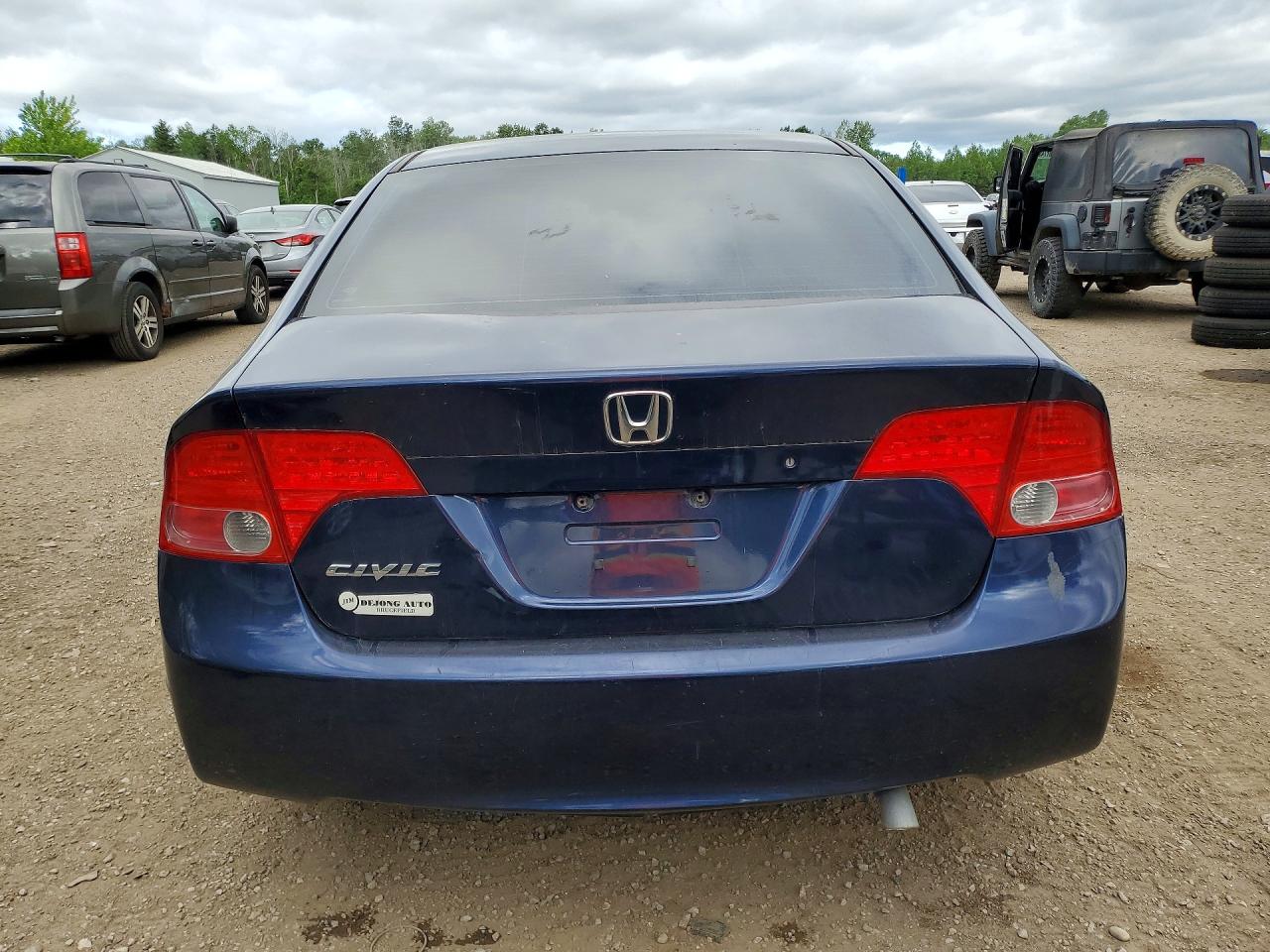 2006 Honda Civic Ex Blue vin: 1HGFA16816L801569