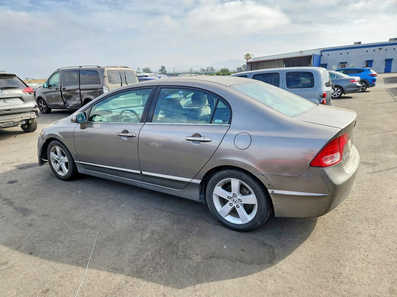 2007 Honda Civic Ex Gray vin: 1HGFA16817L007544