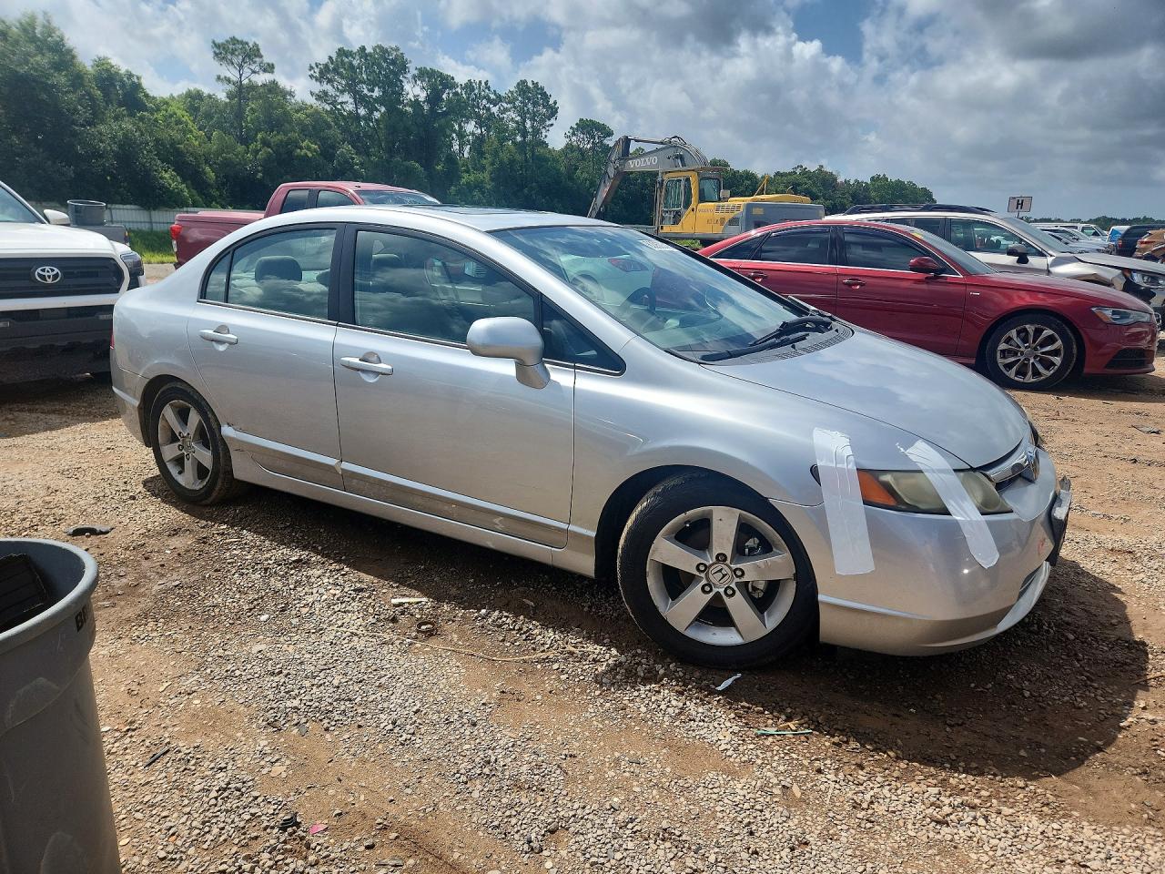 2007 Honda Civic Ex Silver vin: 1HGFA16817L008239