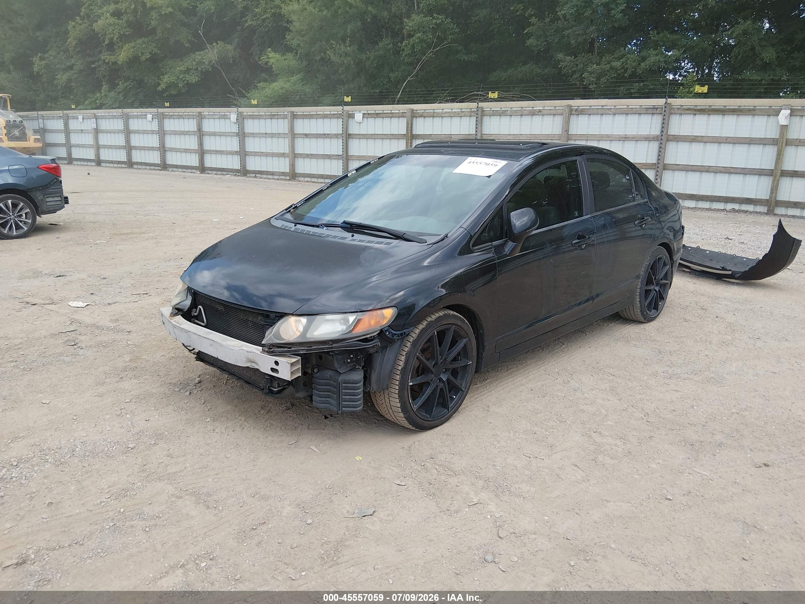 2007 Honda Civic Ex Черный vin: 1HGFA16817L046568