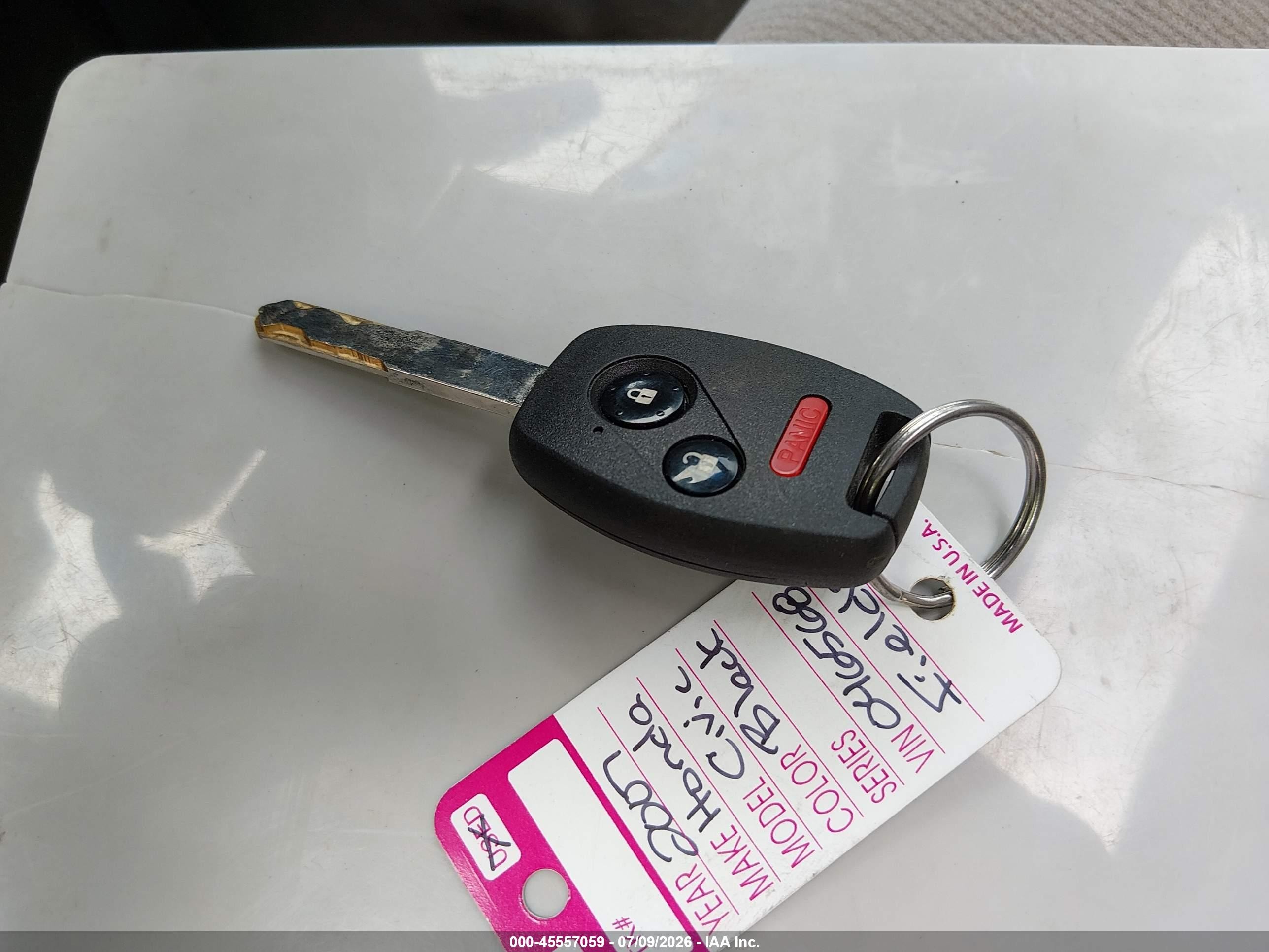 2007 Honda Civic Ex Черный vin: 1HGFA16817L046568