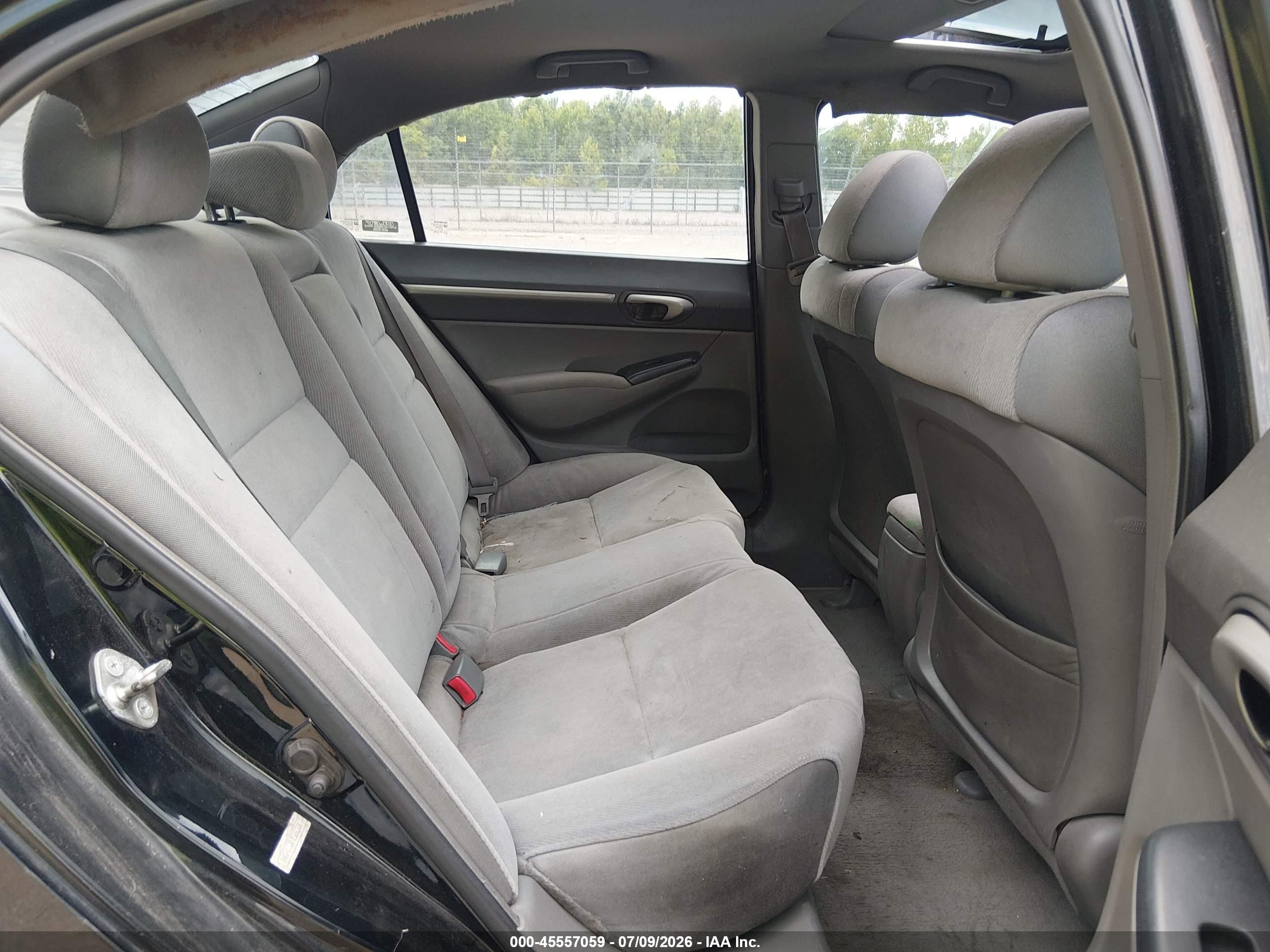 2007 Honda Civic Ex Черный vin: 1HGFA16817L046568
