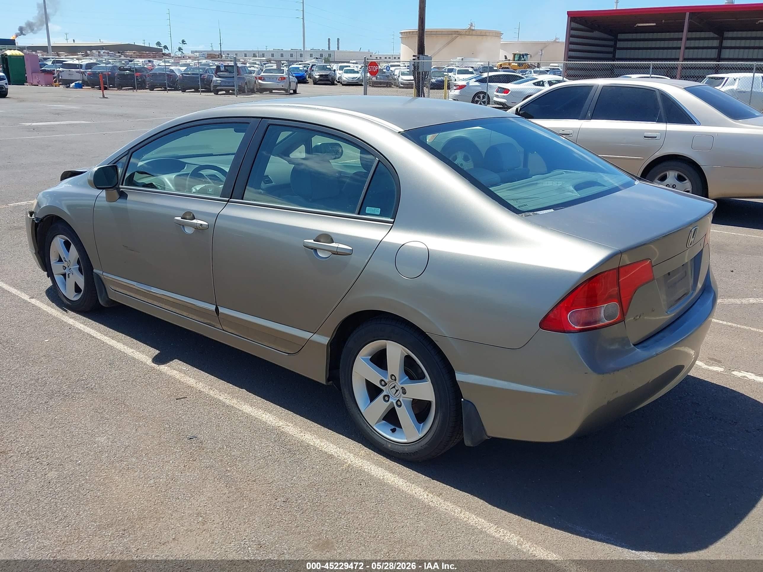 2007 Honda Civic Ex Gray vin: 1HGFA16817L062169