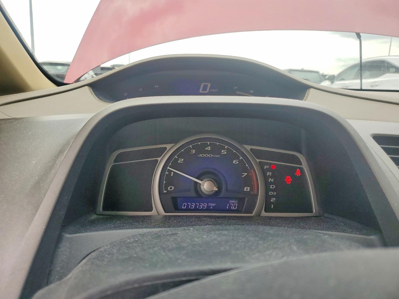 2007 Honda Civic Ex Red vin: 1HGFA16817L063015