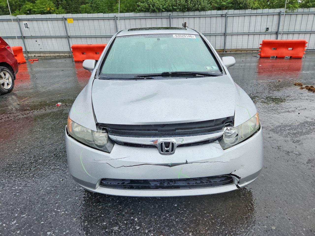 2007 Honda Civic Ex Серебряный vin: 1HGFA16817L074094