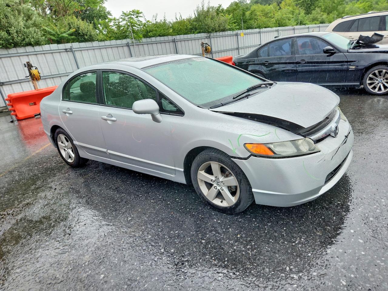 2007 Honda Civic Ex Серебряный vin: 1HGFA16817L074094