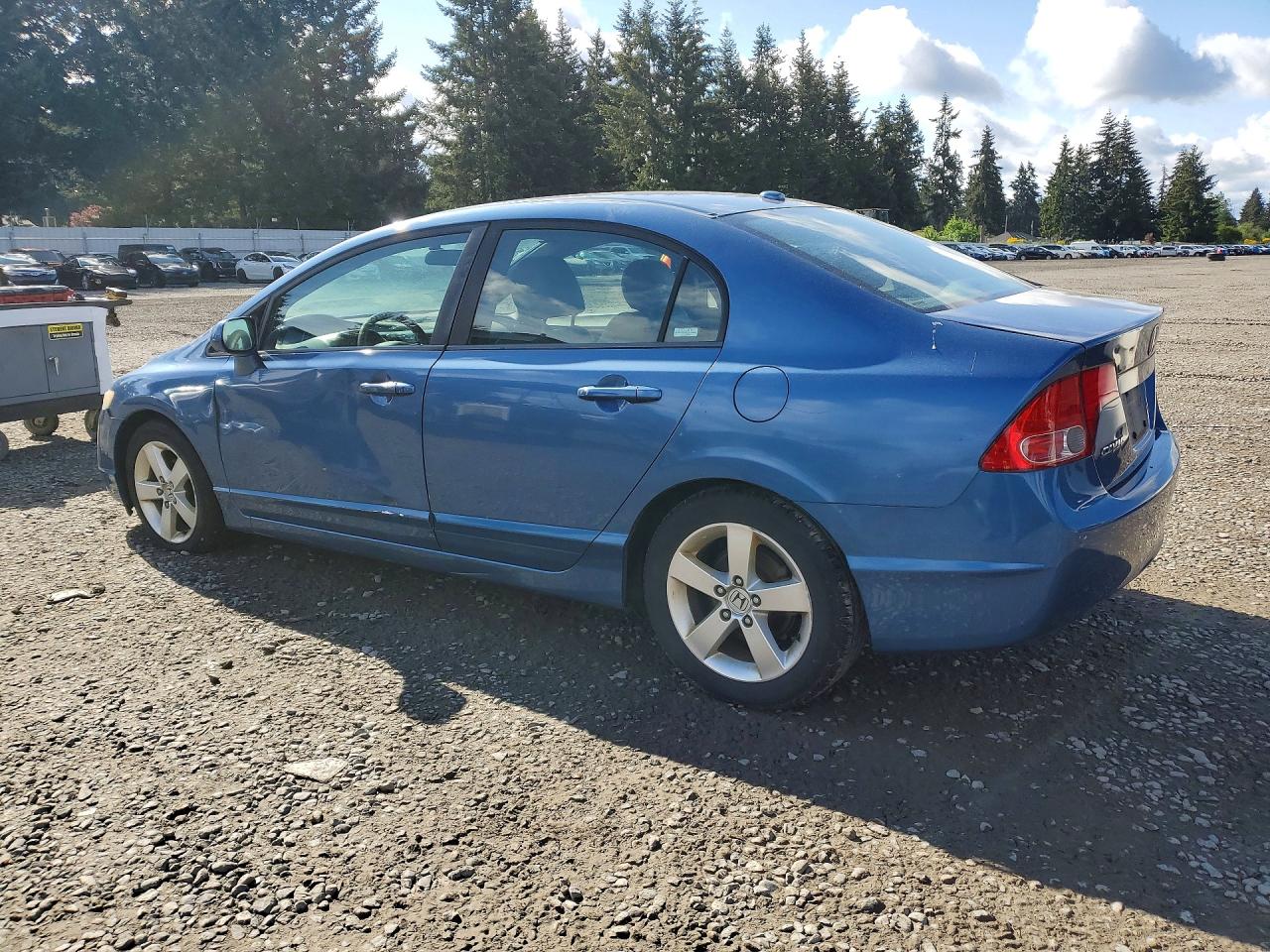 2007 Honda Civic Ex Blue vin: 1HGFA16817L100368