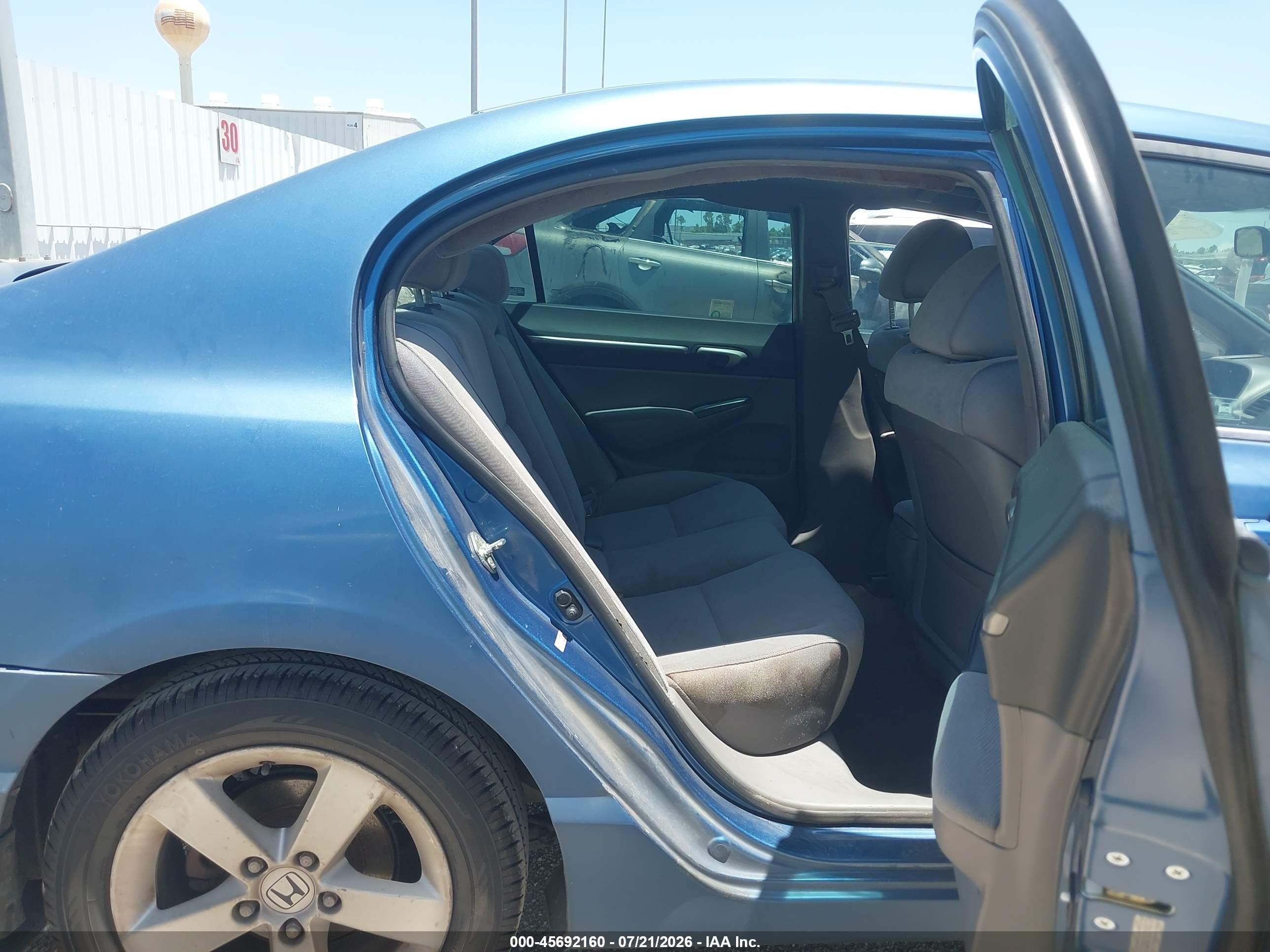 2008 Honda Civic Ex Blue vin: 1HGFA16818L002992