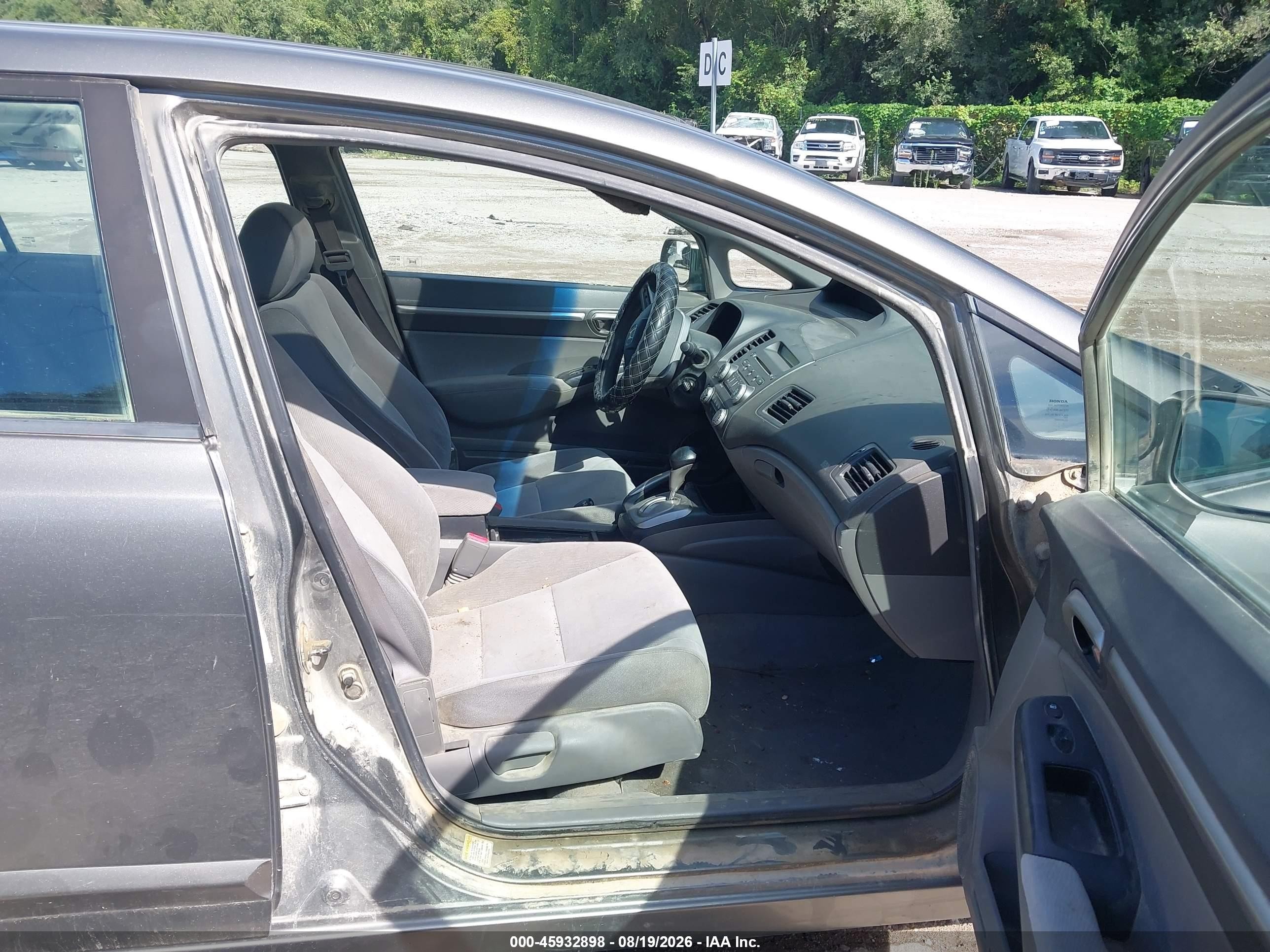 2008 Honda Civic Ex Gray vin: 1HGFA16818L033983