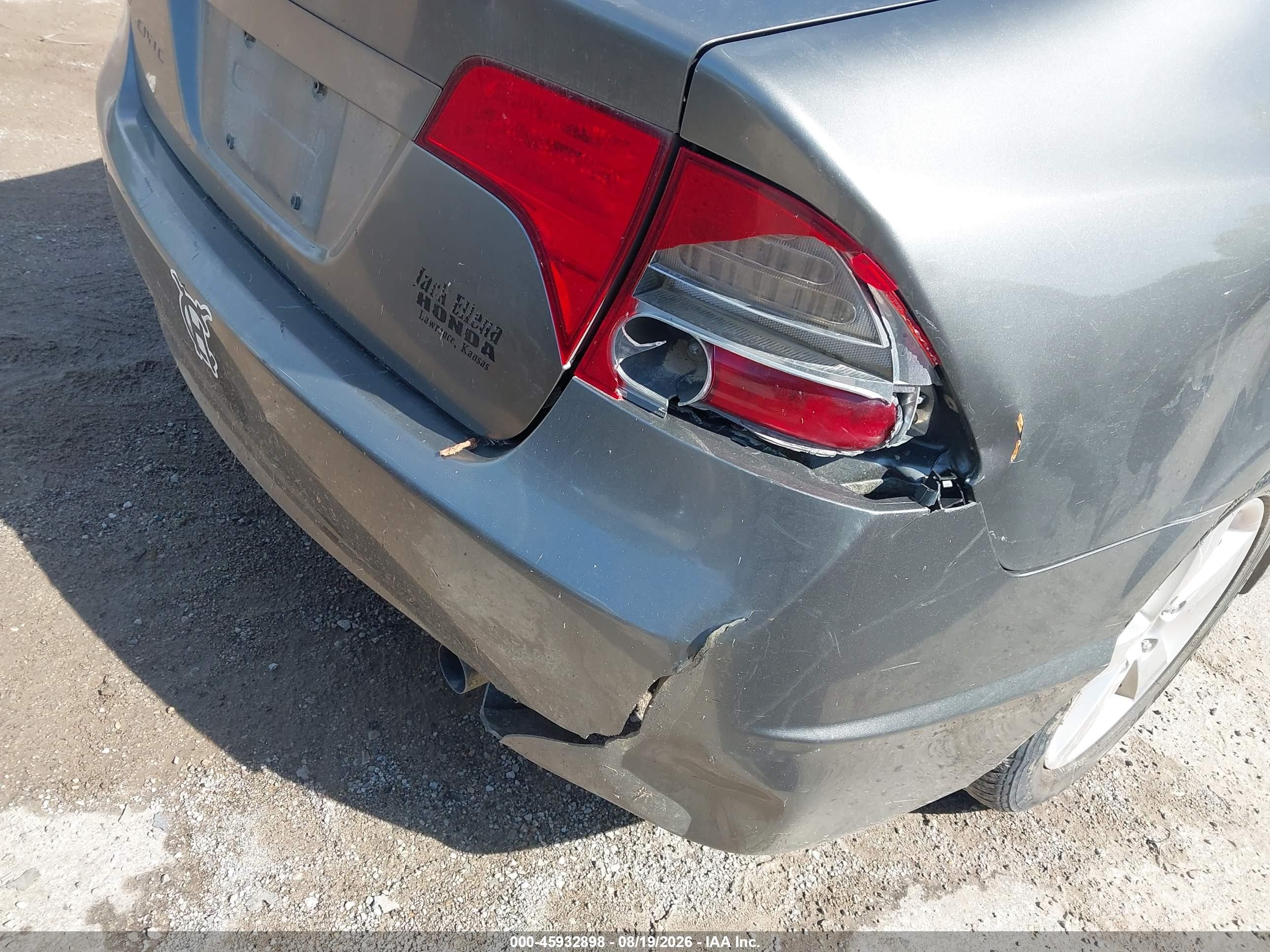 2008 Honda Civic Ex Gray vin: 1HGFA16818L033983