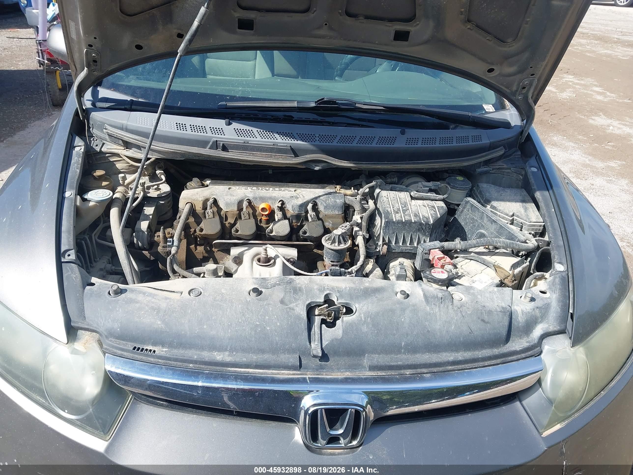 2008 Honda Civic Ex Gray vin: 1HGFA16818L033983