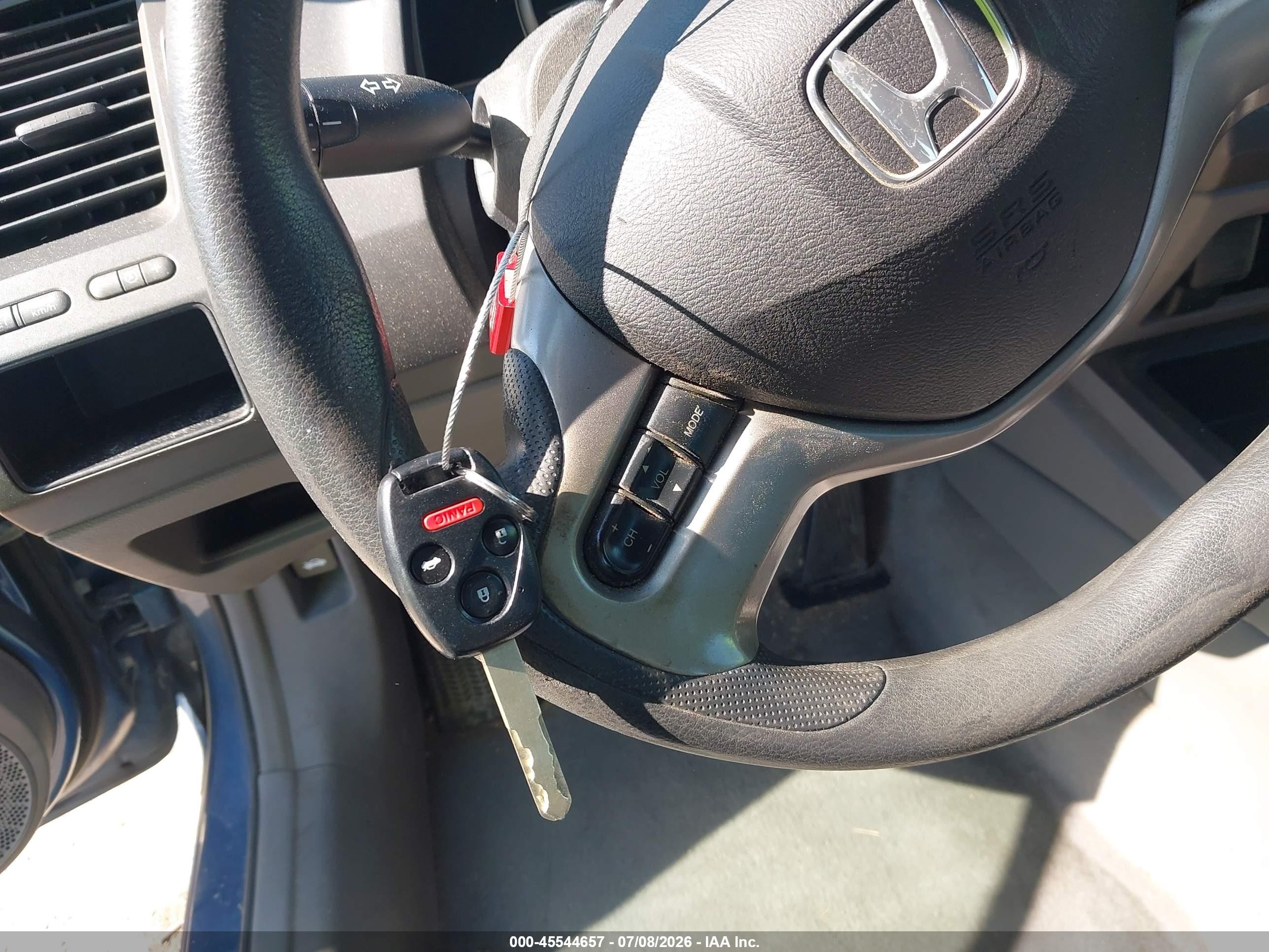 2008 Honda Civic Ex Blue vin: 1HGFA16818L037595