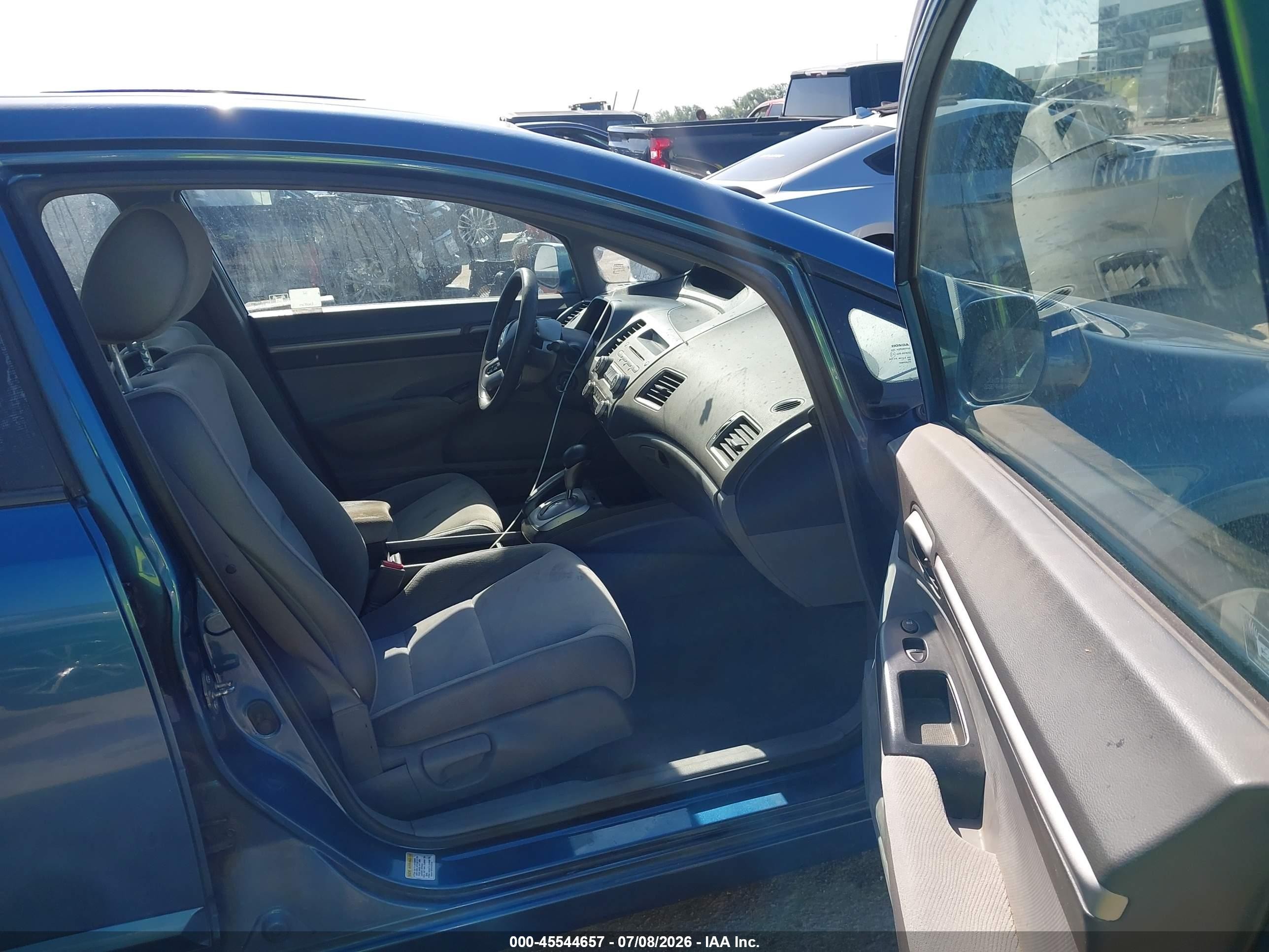 2008 Honda Civic Ex Blue vin: 1HGFA16818L037595
