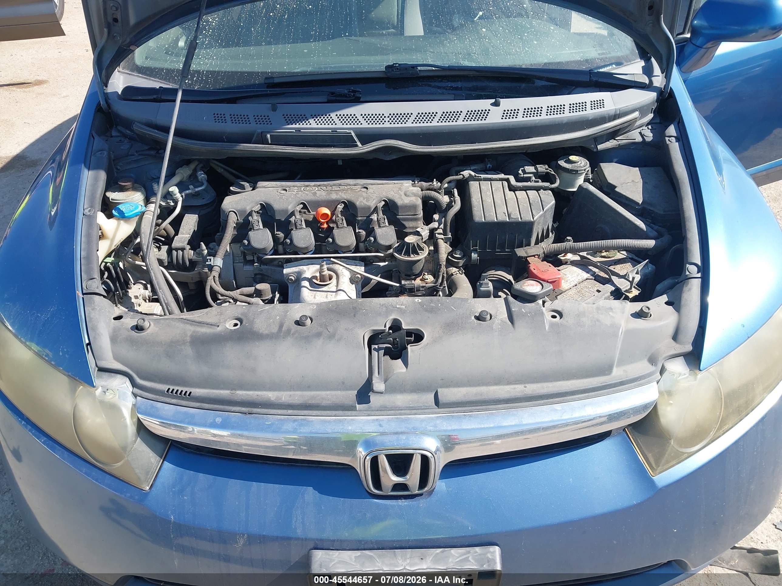 2008 Honda Civic Ex Blue vin: 1HGFA16818L037595