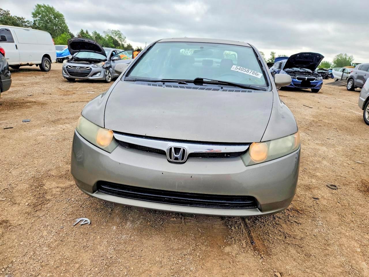 2008 Honda Civic Ex Gray vin: 1HGFA16818L061539