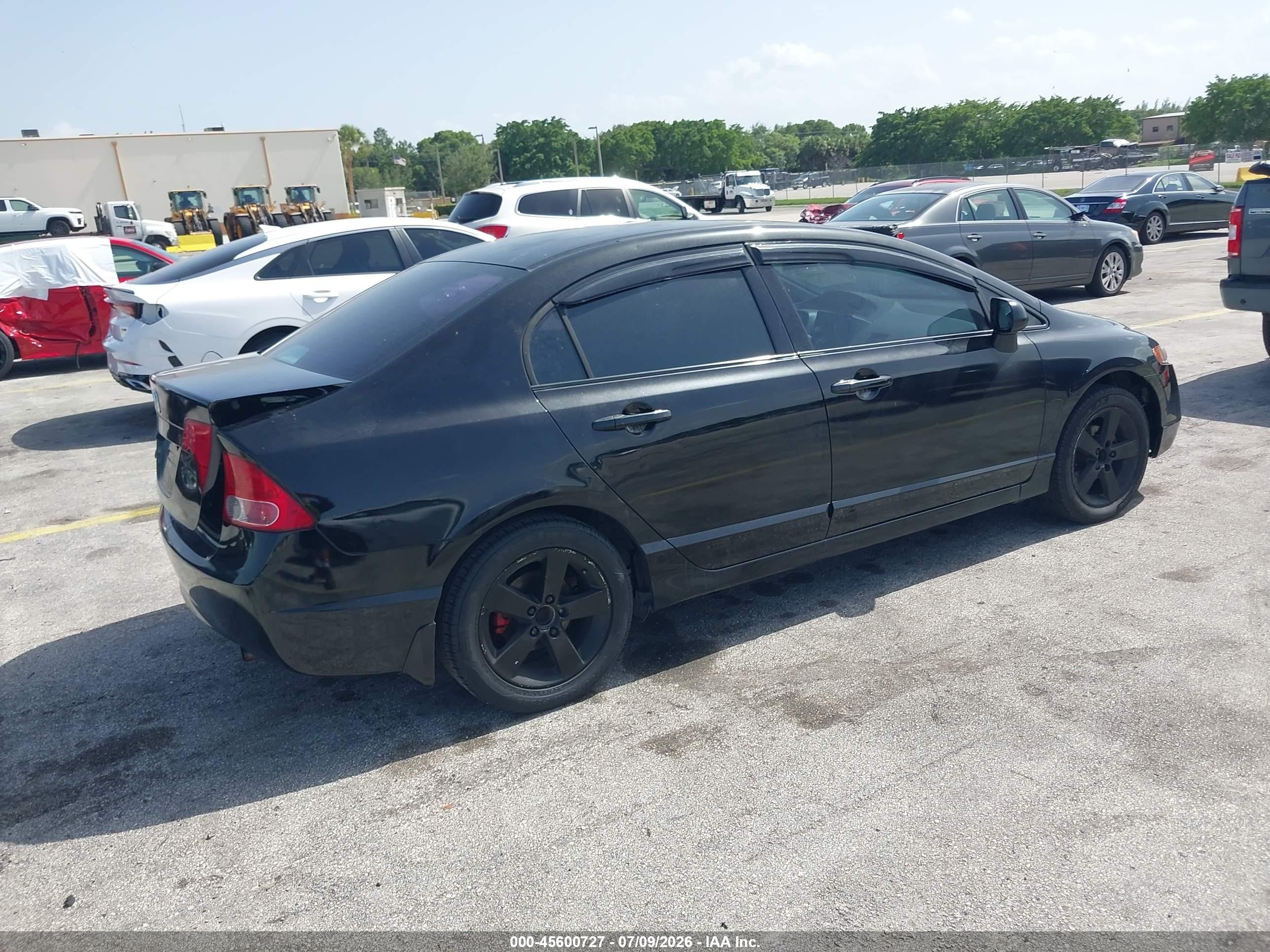 2008 Honda Civic Ex Black vin: 1HGFA16818L073142