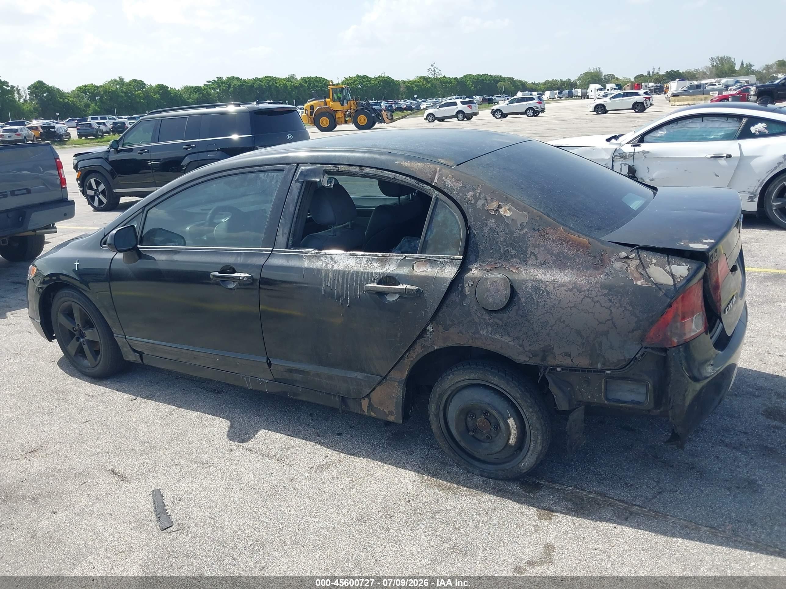 2008 Honda Civic Ex Black vin: 1HGFA16818L073142