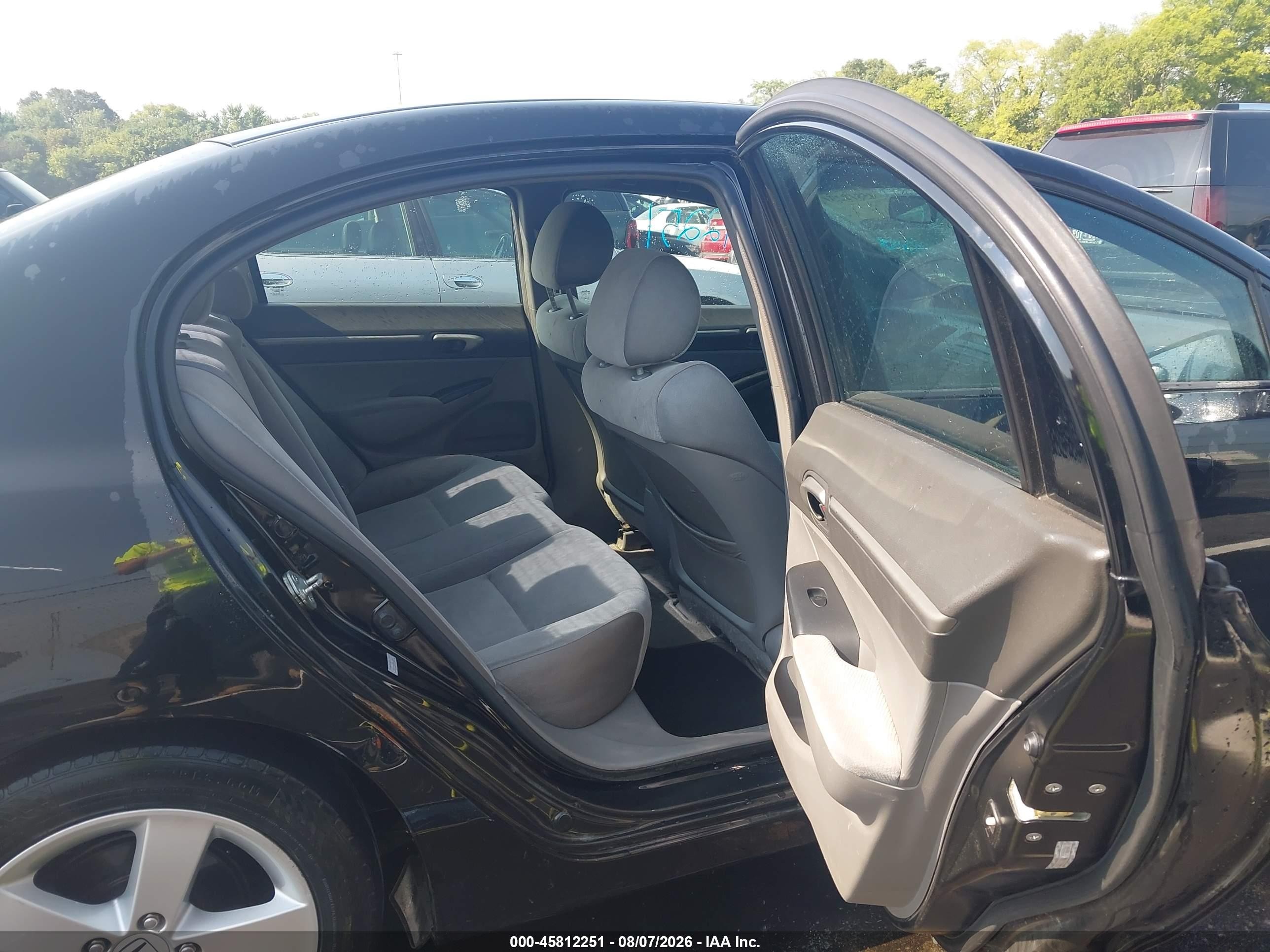 2008 Honda Civic Ex Black vin: 1HGFA16818L078891