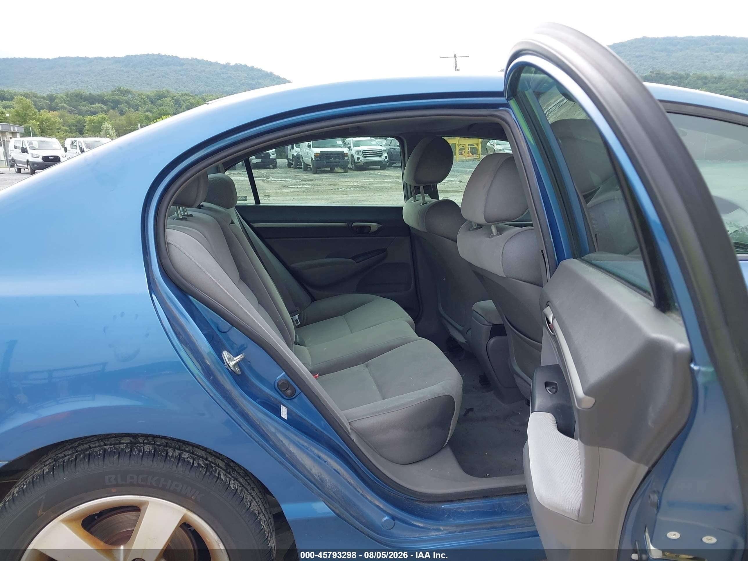 2008 Honda Civic Ex Синий vin: 1HGFA16818L119102