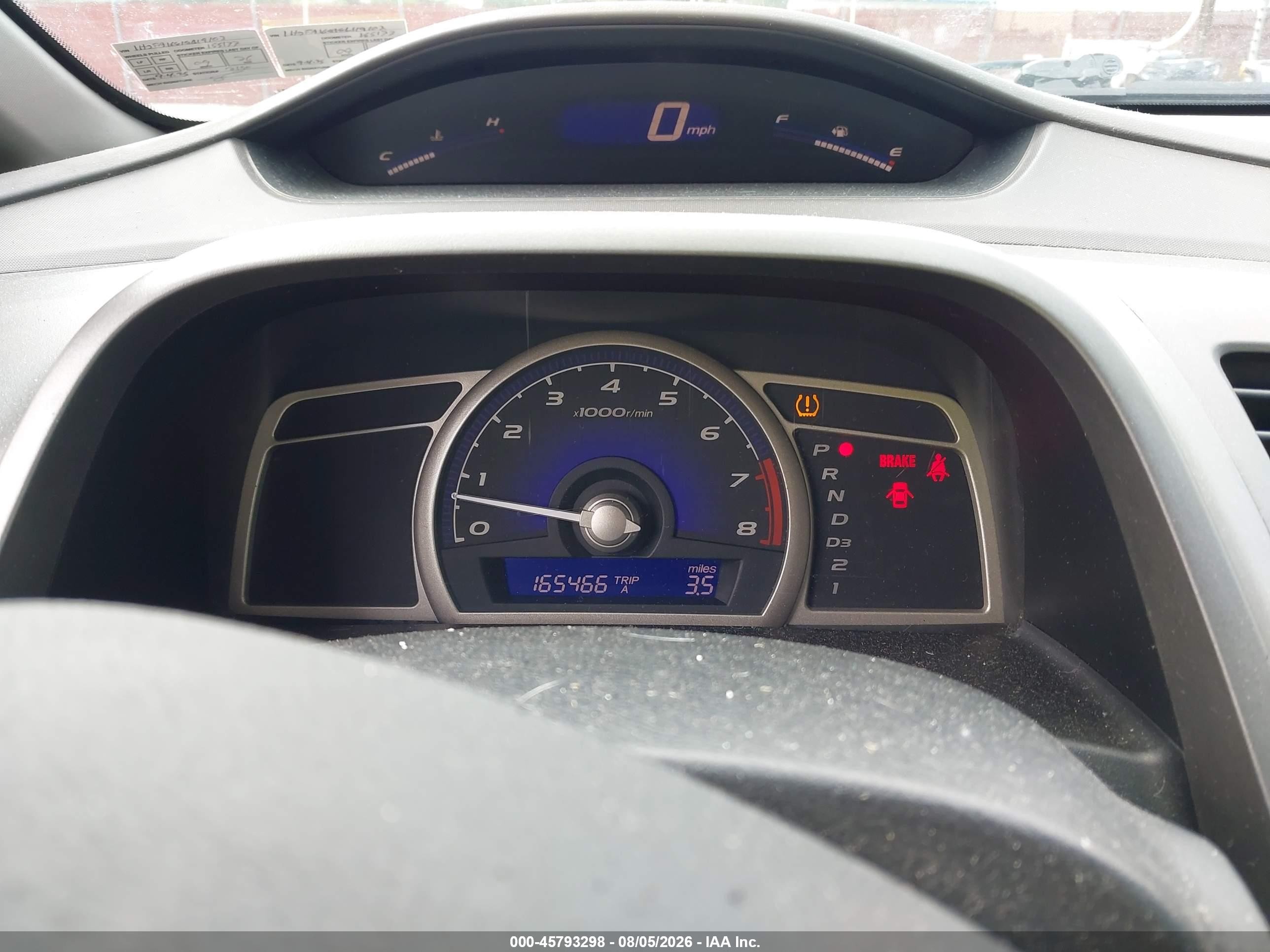 2008 Honda Civic Ex Синий vin: 1HGFA16818L119102
