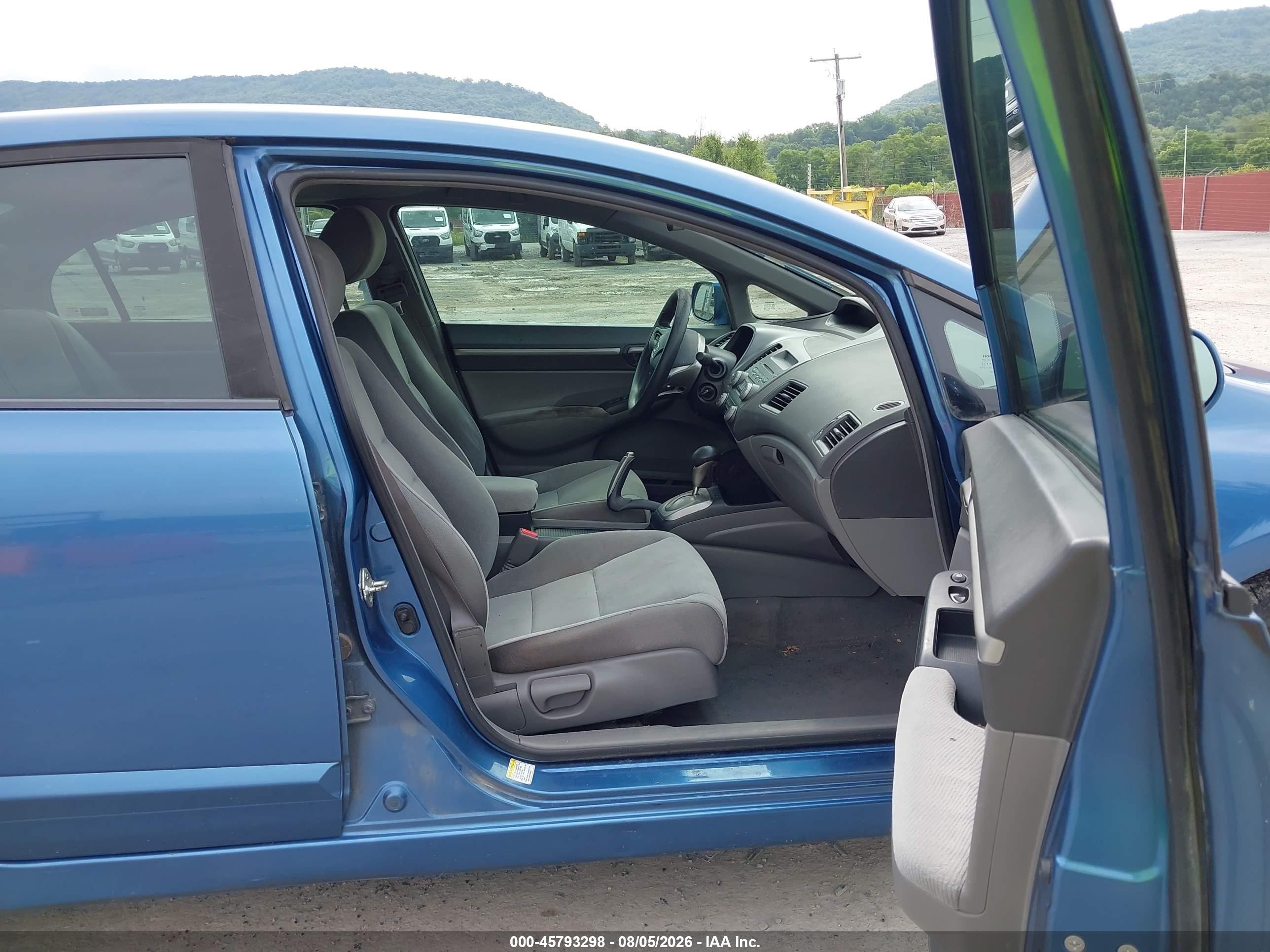 2008 Honda Civic Ex Синий vin: 1HGFA16818L119102
