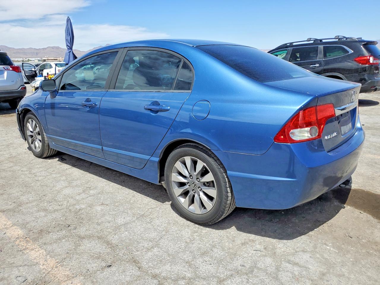 2009 Honda Civic Ex Blue vin: 1HGFA16819L007384