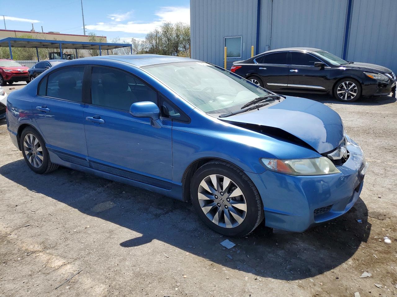 2009 Honda Civic Ex Blue vin: 1HGFA16819L007384