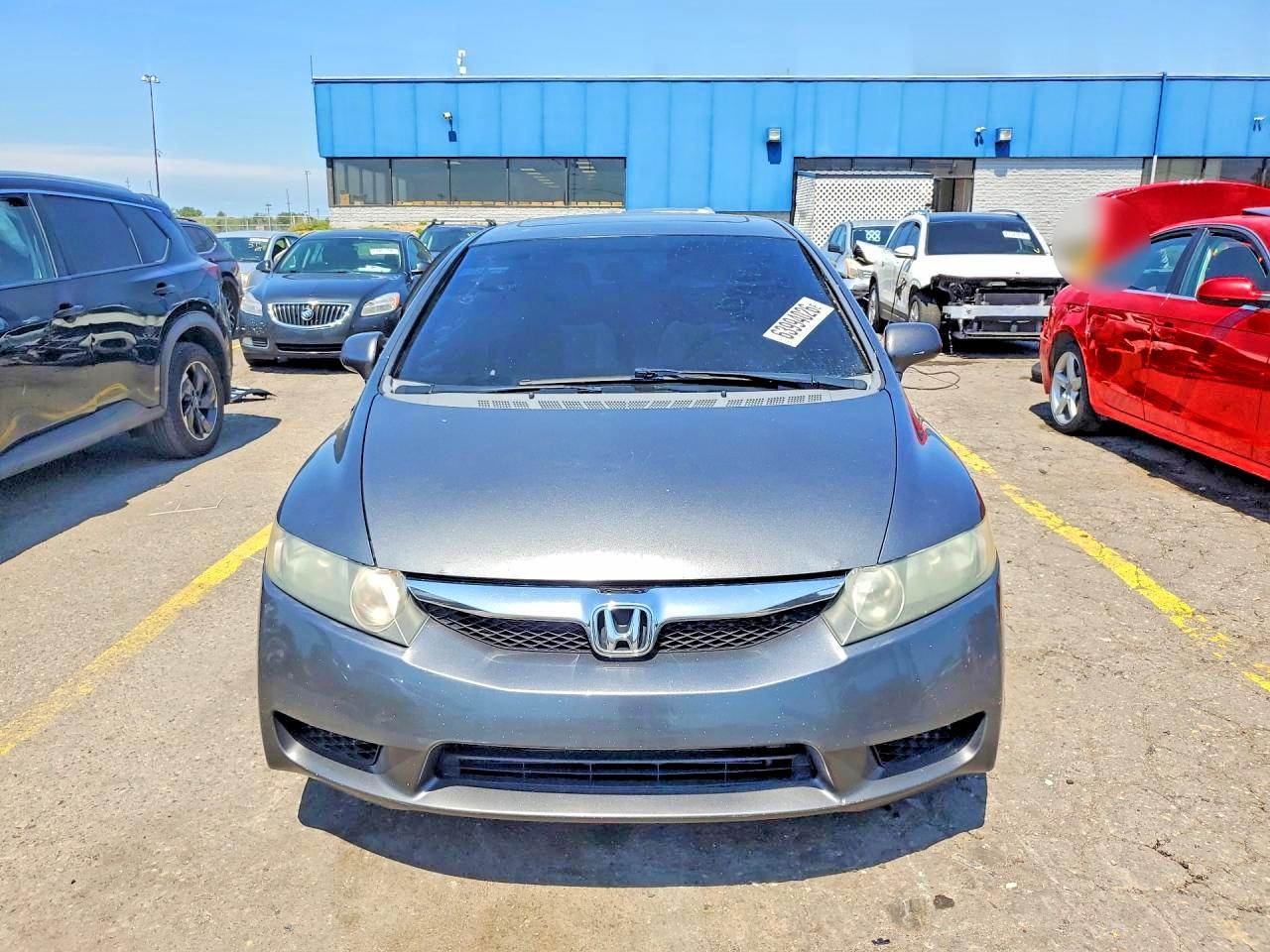 2009 Honda Civic Ex Gray vin: 1HGFA16819L017512