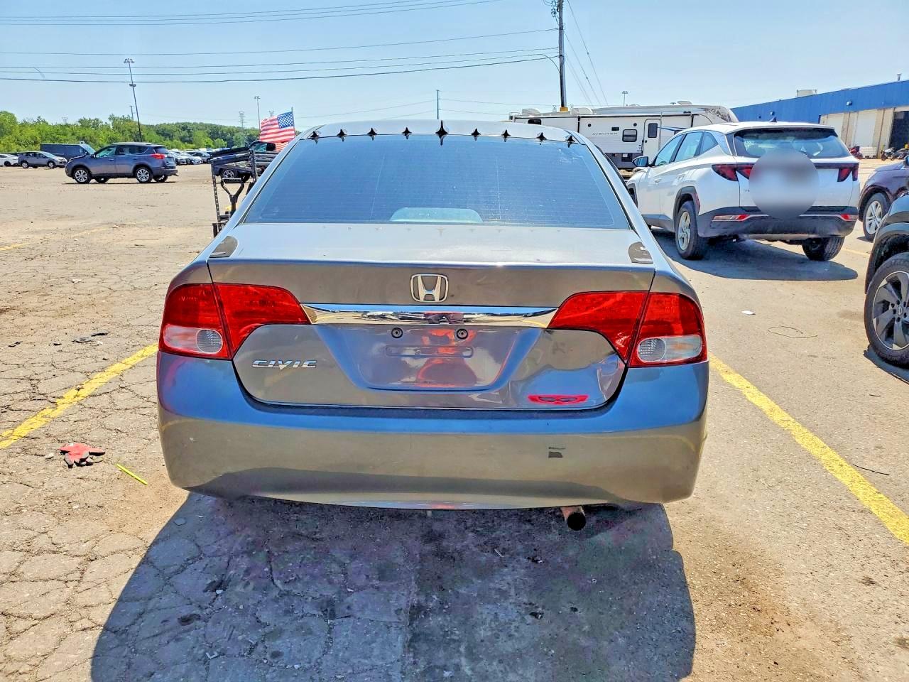 2009 Honda Civic Ex Gray vin: 1HGFA16819L017512