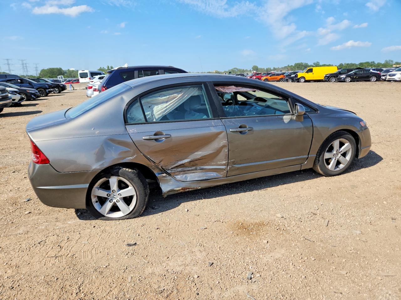 2006 Honda Civic Ex Gray vin: 1HGFA16826L012573