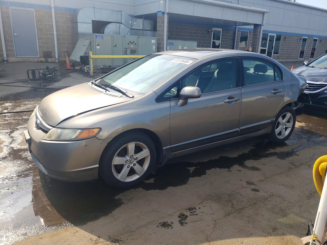 2006 Honda Civic Ex Gray vin: 1HGFA16826L024495