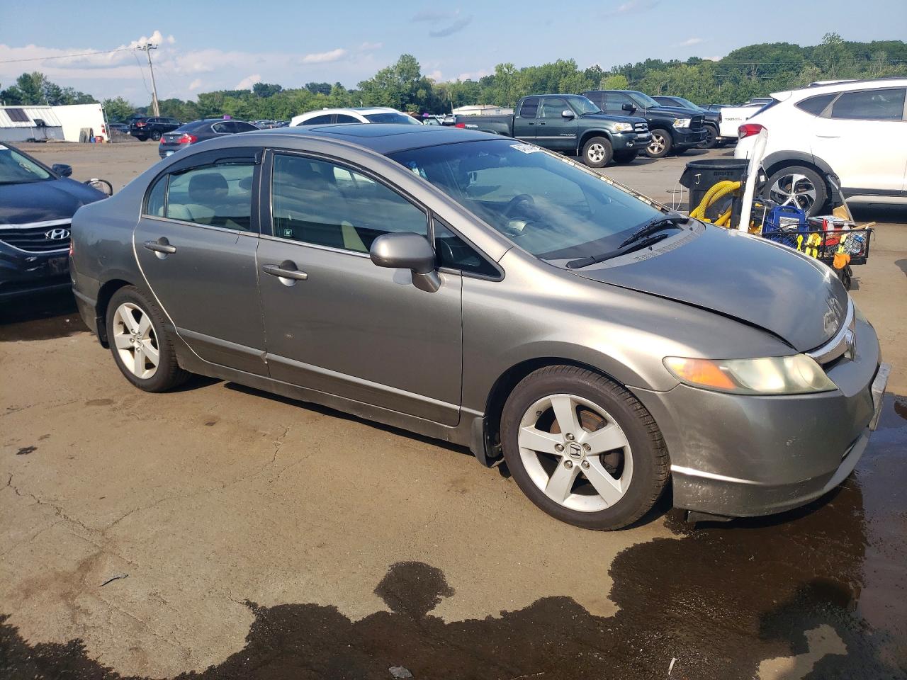 2006 Honda Civic Ex Gray vin: 1HGFA16826L024495