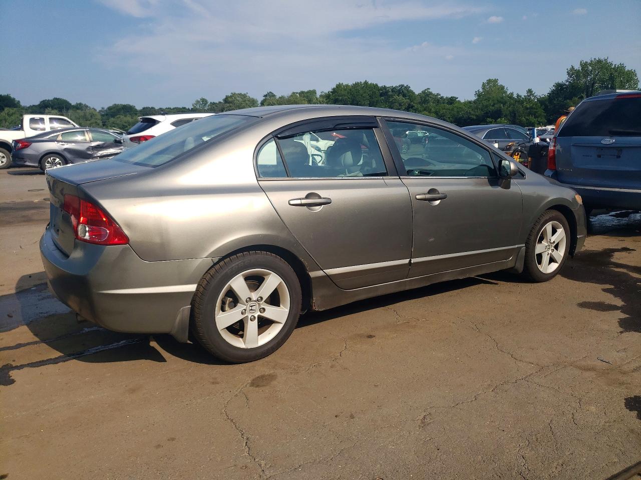 2006 Honda Civic Ex Gray vin: 1HGFA16826L024495