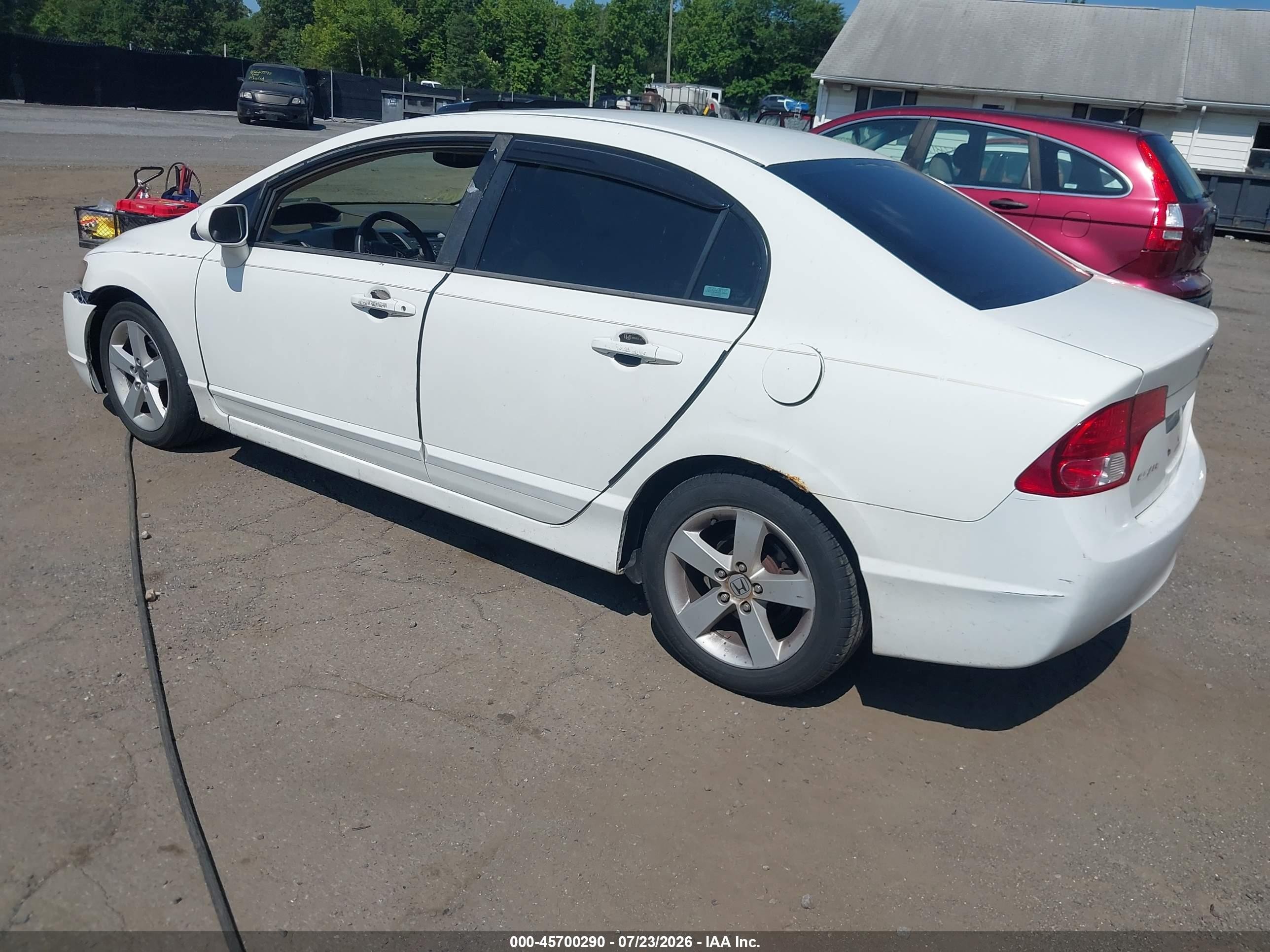 2006 Honda Civic Ex White vin: 1HGFA16826L034430
