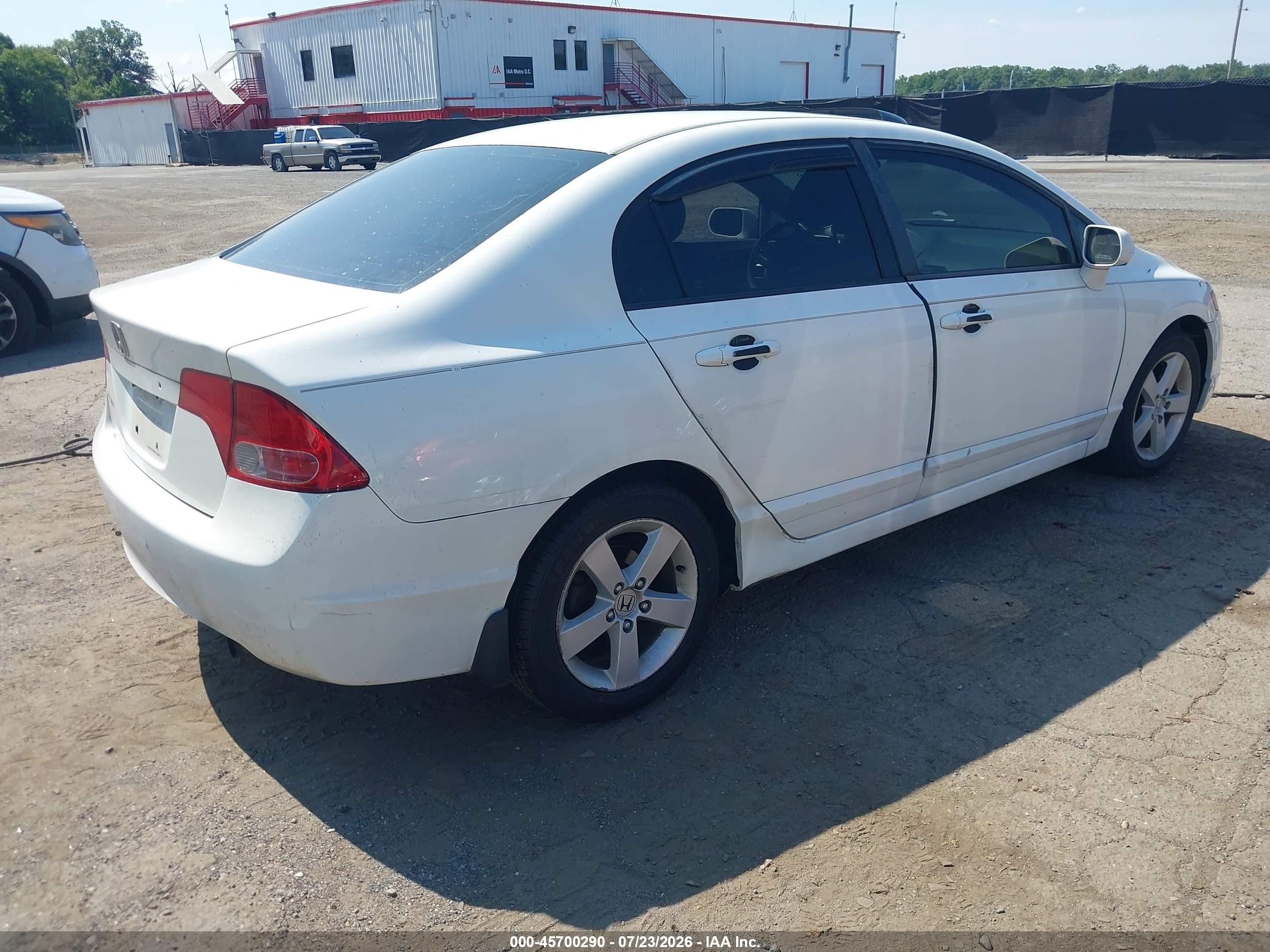 2006 Honda Civic Ex White vin: 1HGFA16826L034430