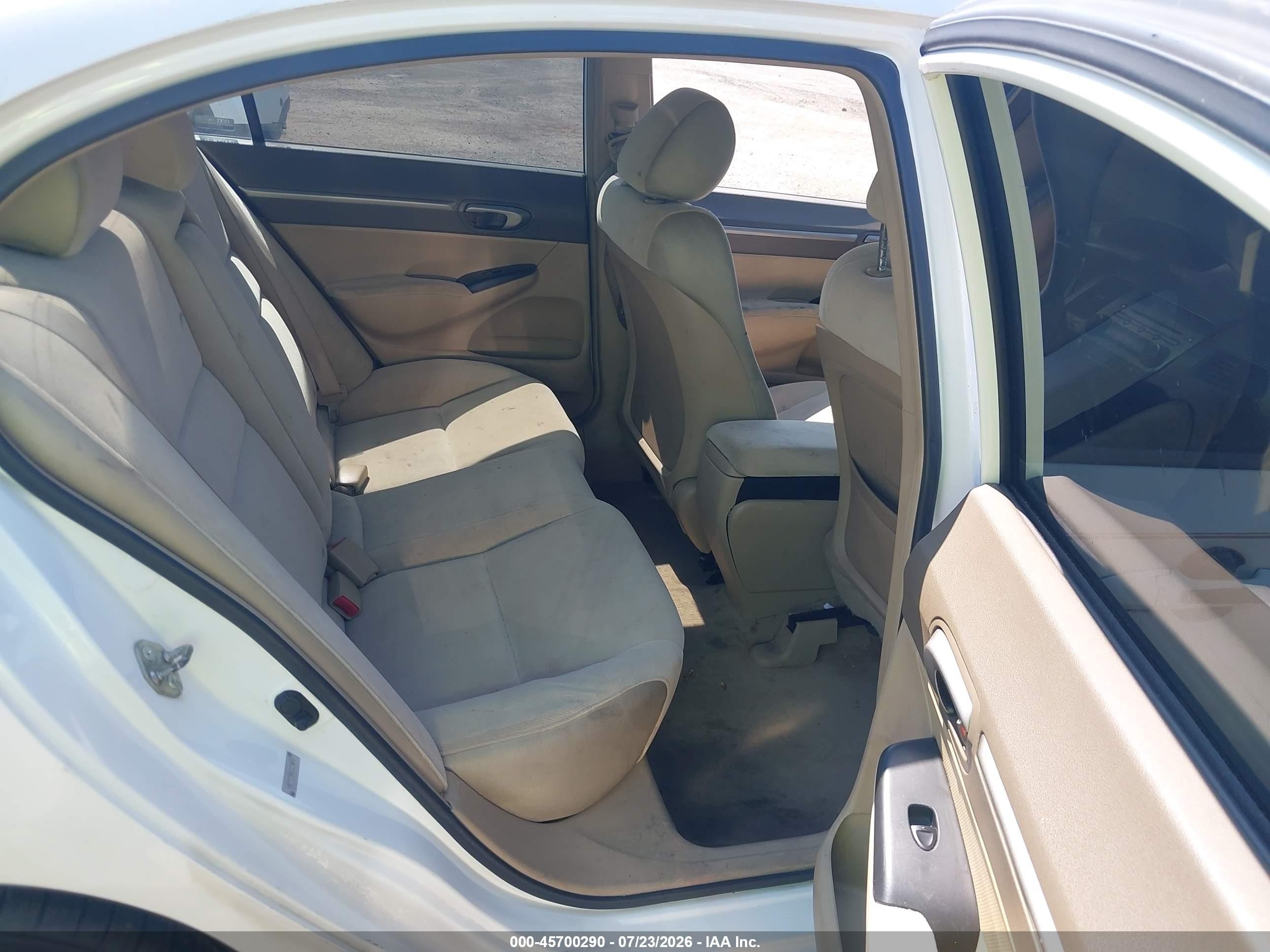 2006 Honda Civic Ex White vin: 1HGFA16826L034430