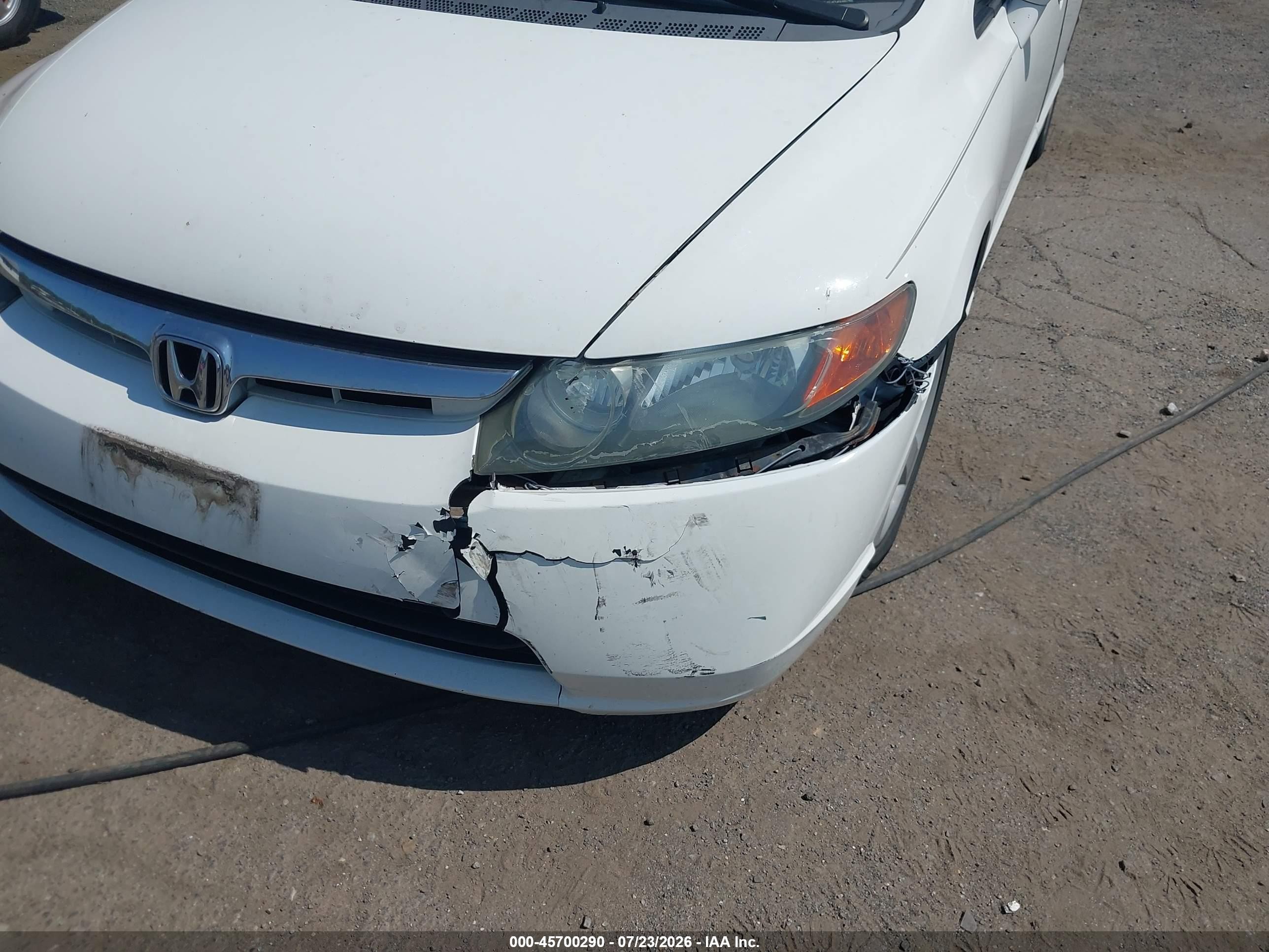 2006 Honda Civic Ex White vin: 1HGFA16826L034430