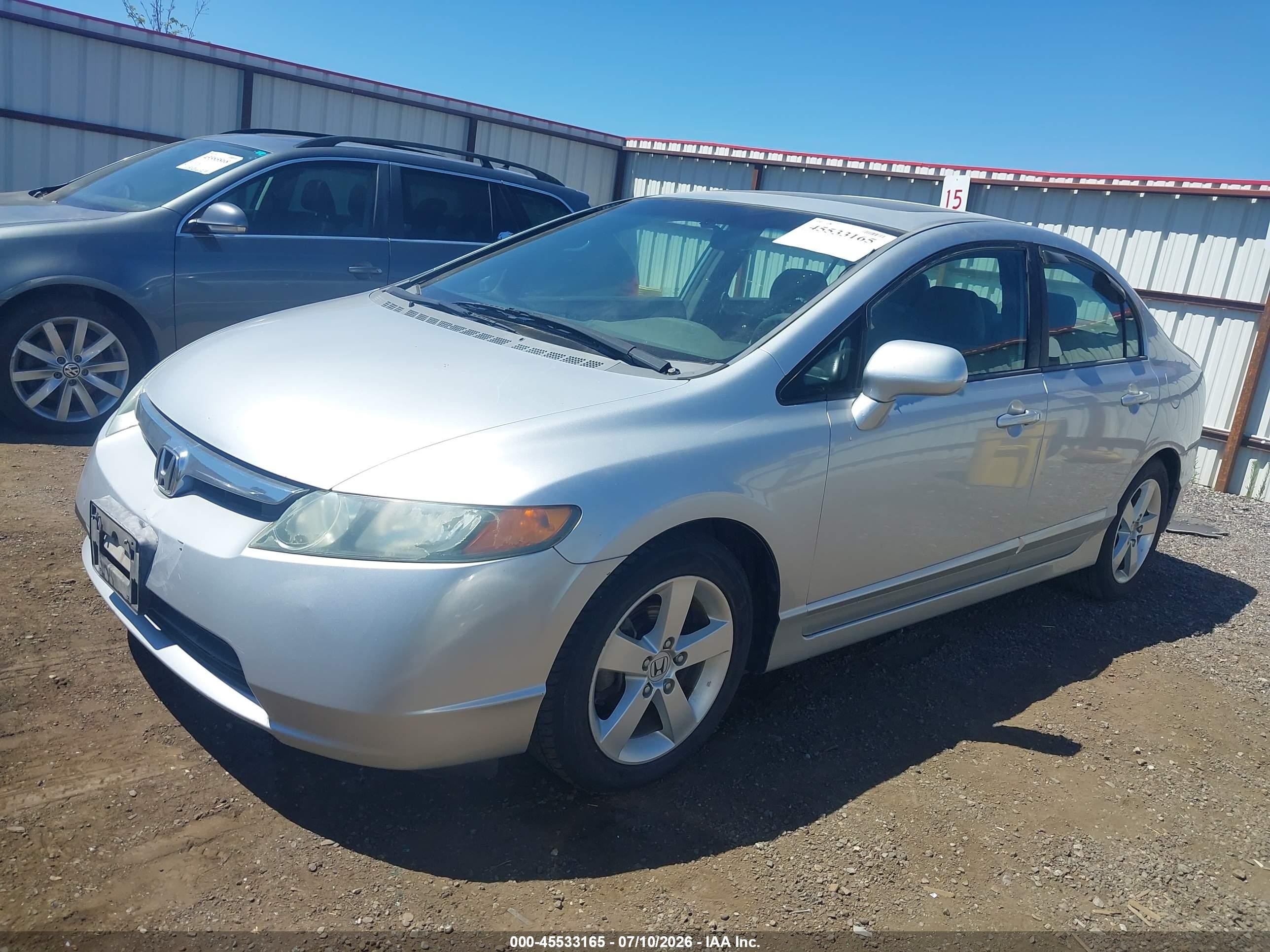 2006 Honda Civic Ex Silver vin: 1HGFA16826L036744