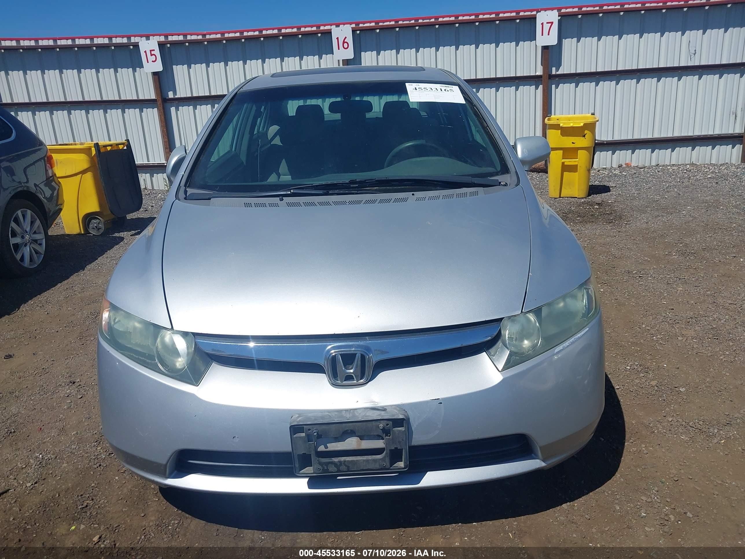 2006 Honda Civic Ex Silver vin: 1HGFA16826L036744
