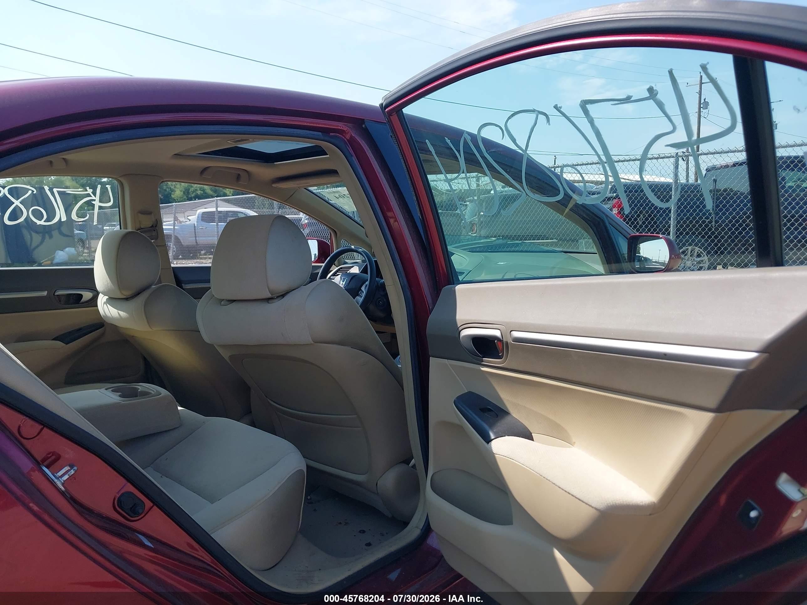 2006 Honda Civic Ex Красный vin: 1HGFA16826L074202